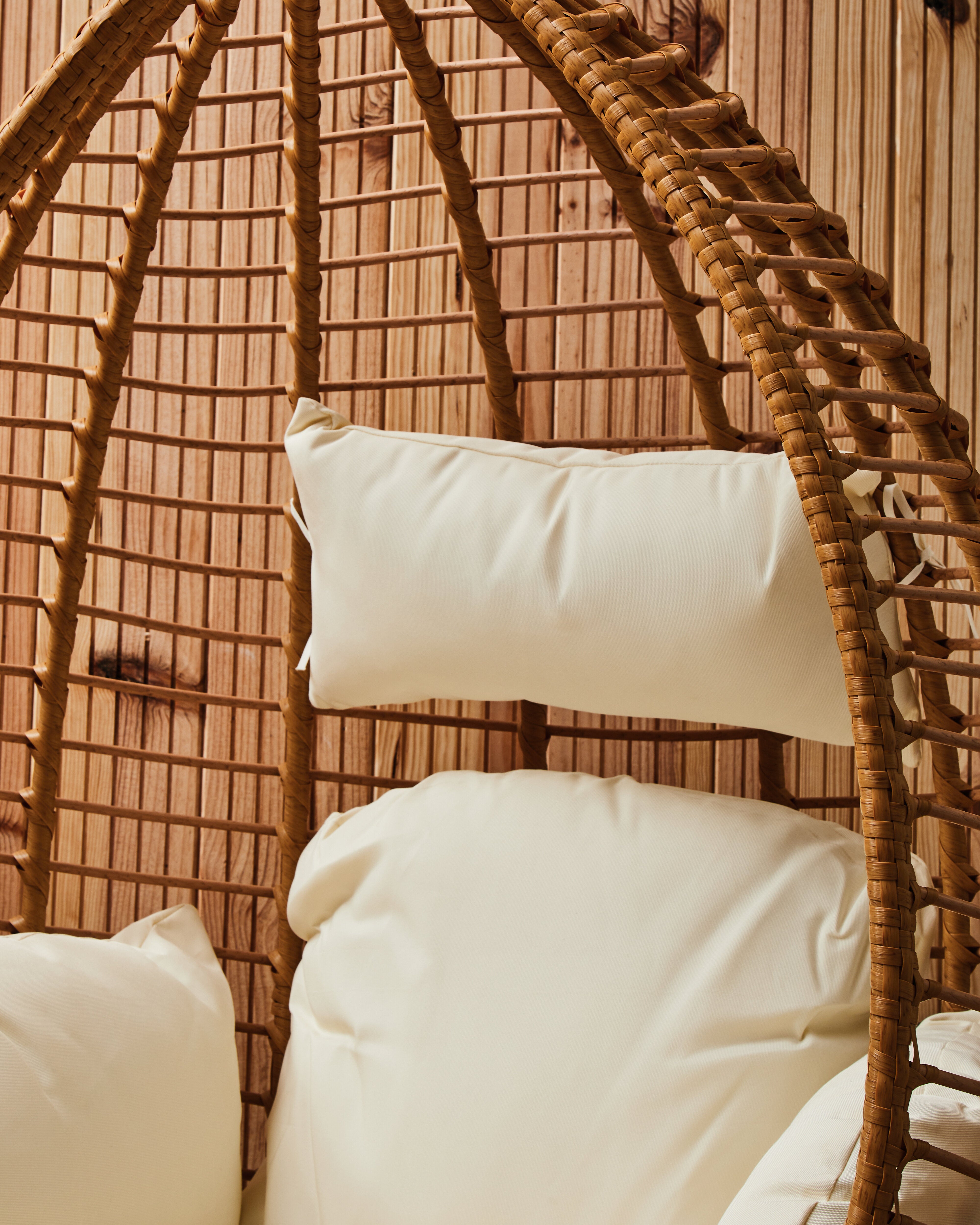 Bali Natural Rattan Effect Hanging Chair