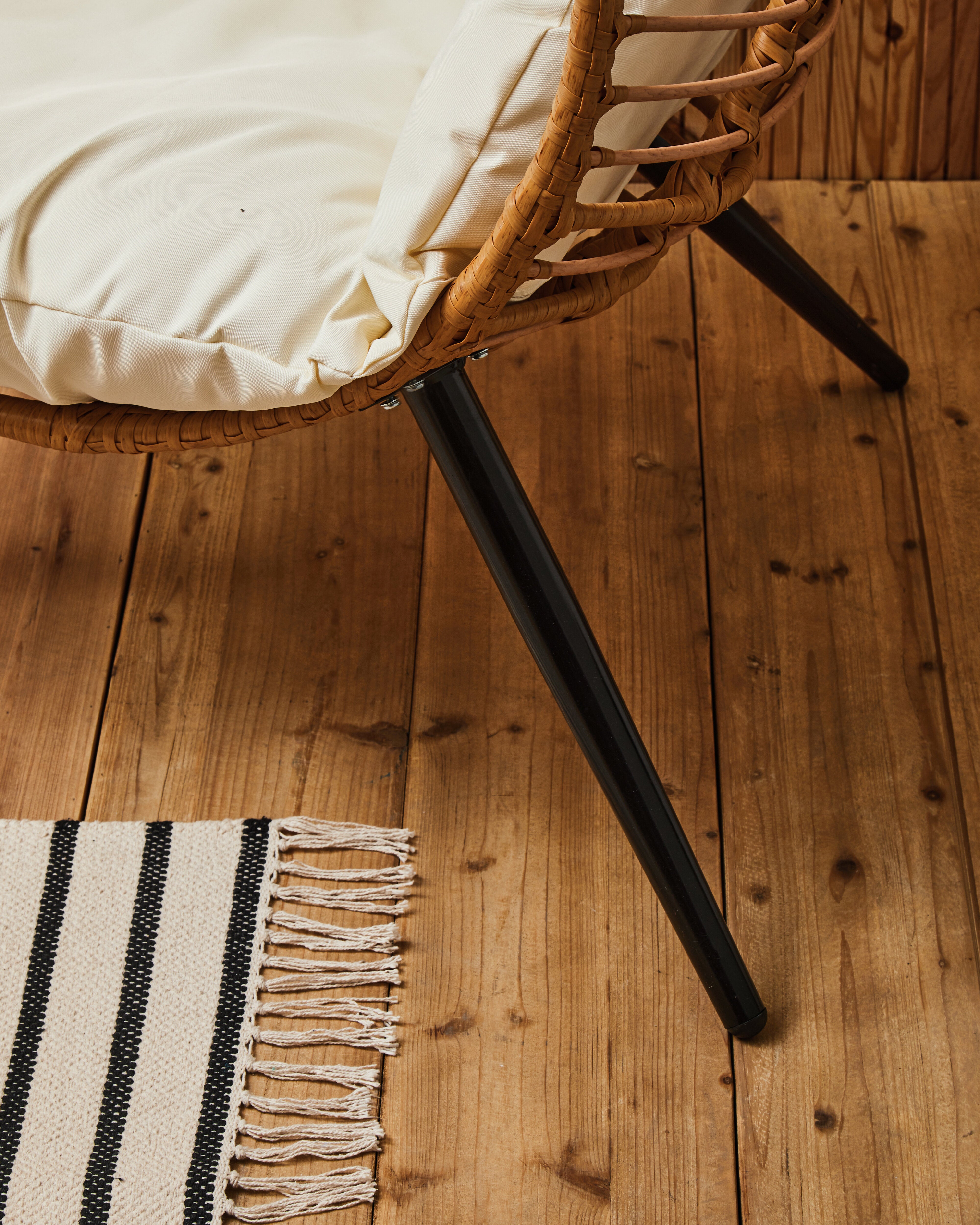 Bali Natural Rattan Effect Hanging Chair