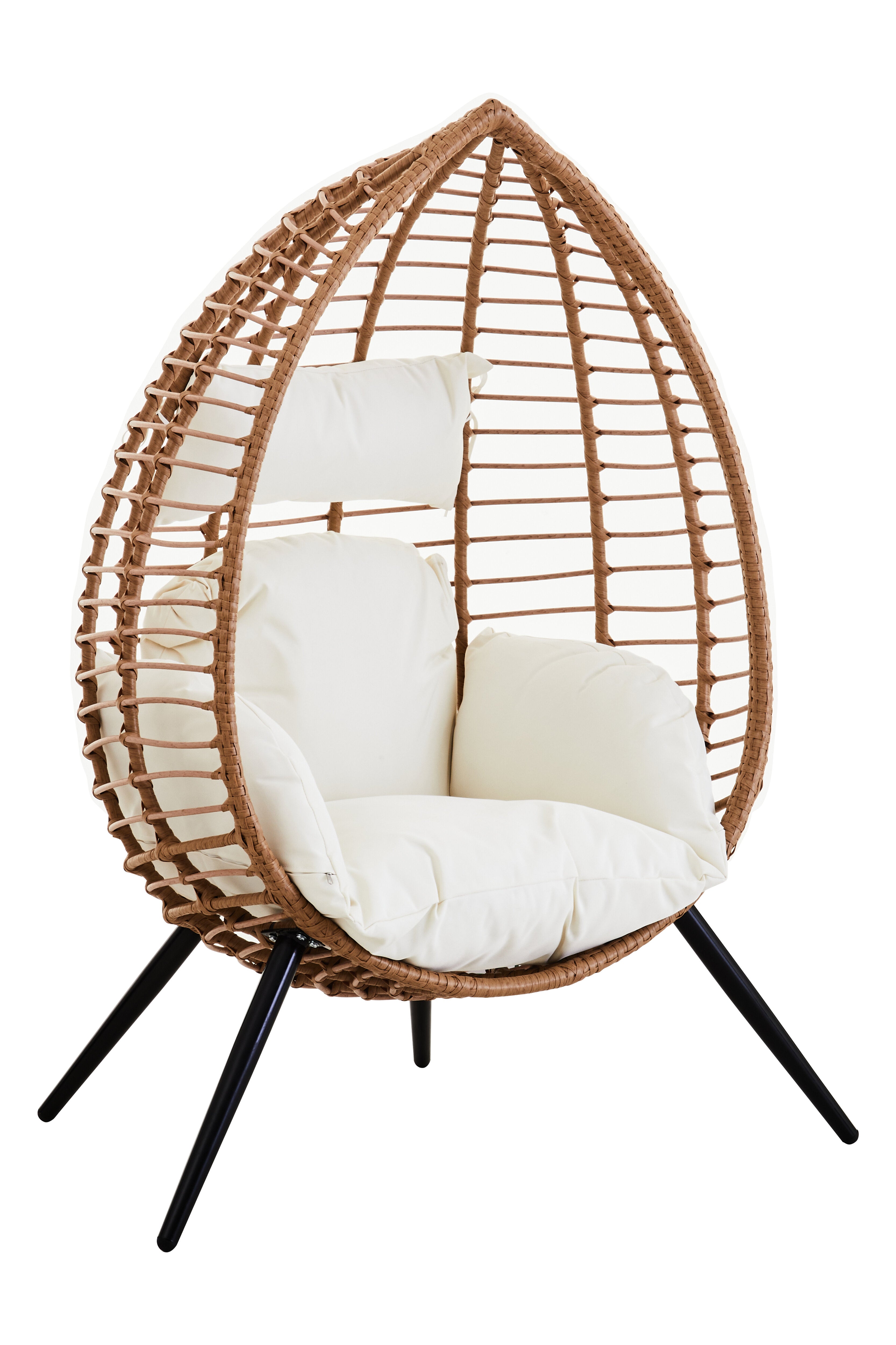 Bali Natural Rattan Effect Hanging Chair