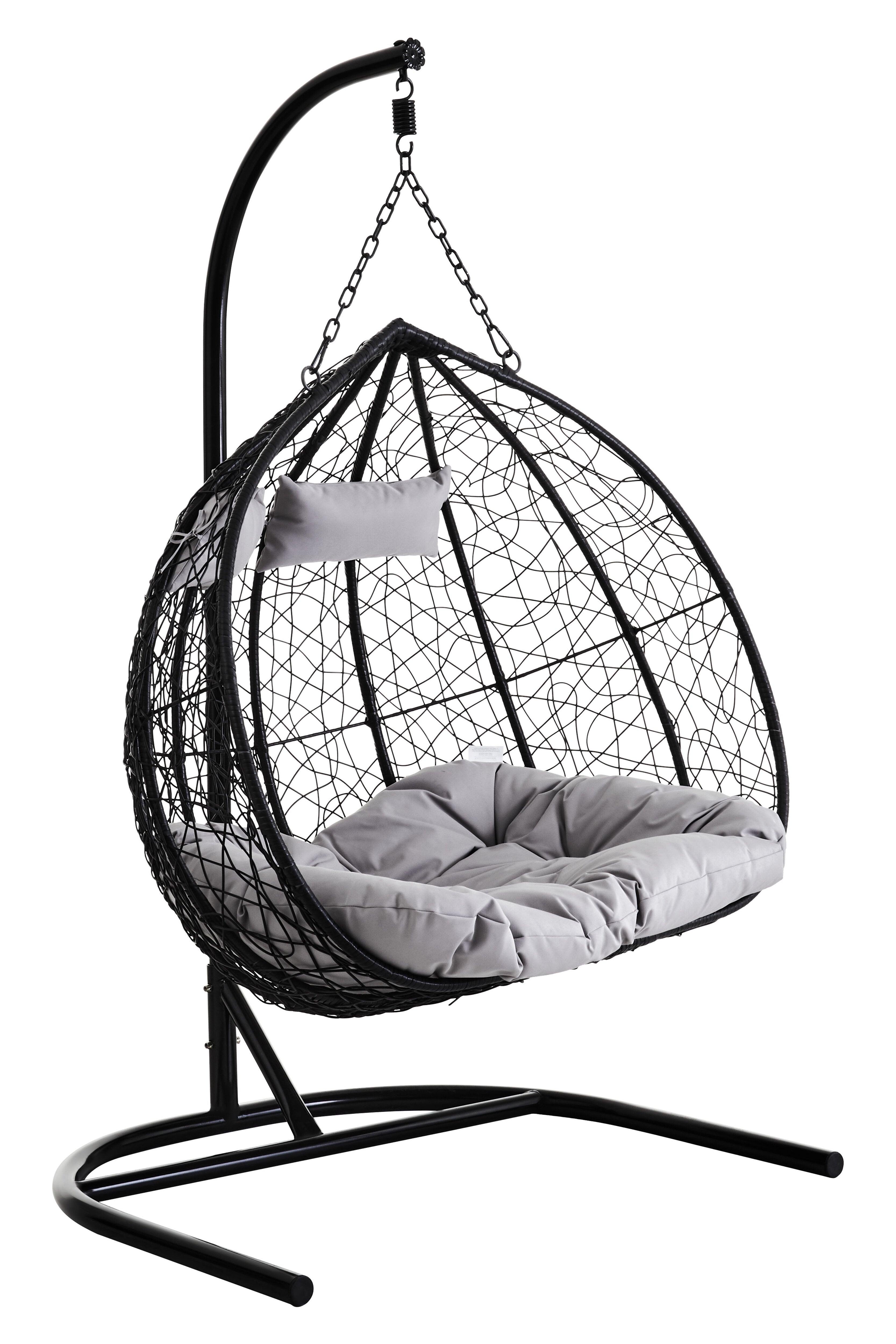 Bali Double Black Hanging Chair