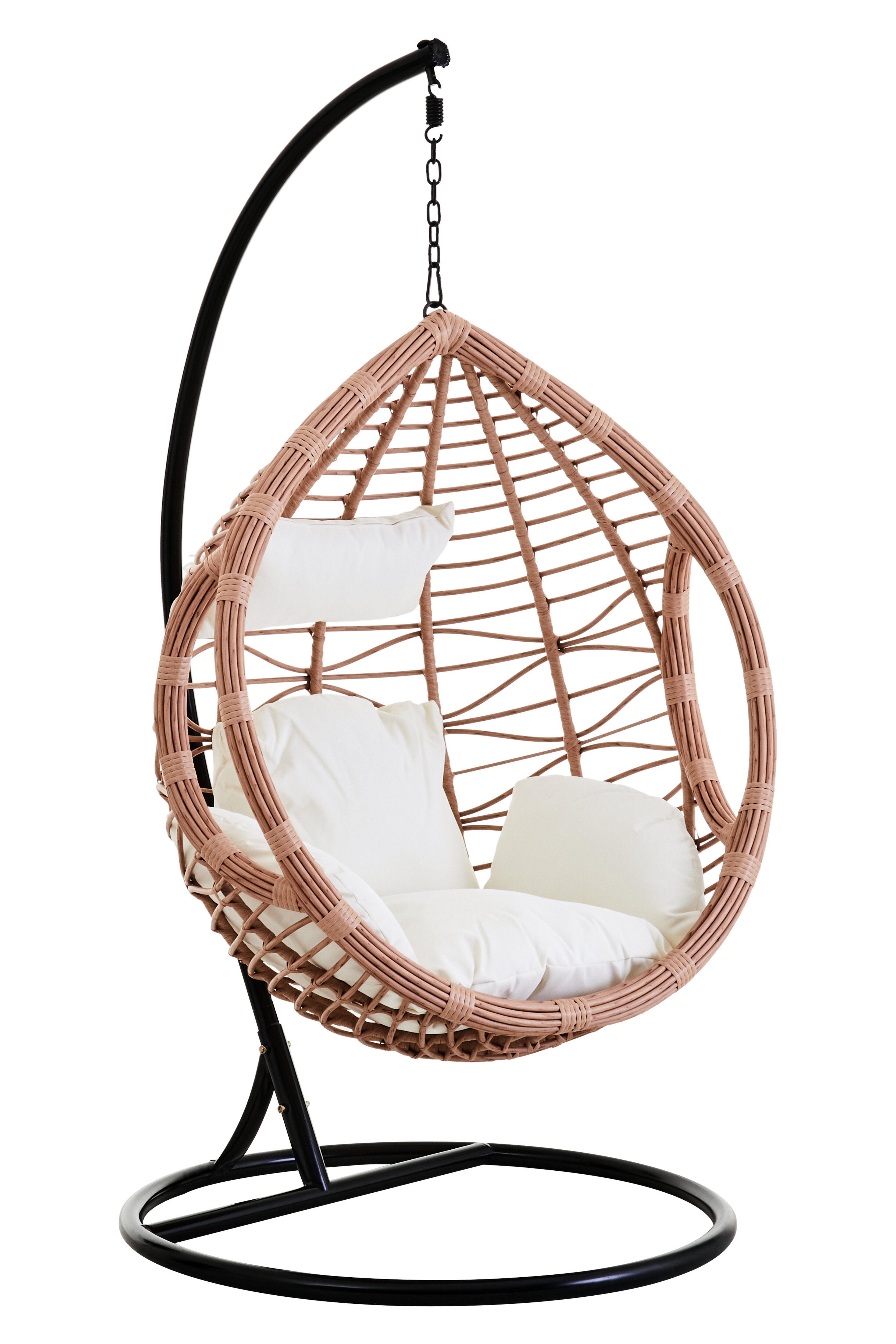 Bali Natural Rattan Effect Hanging Chair