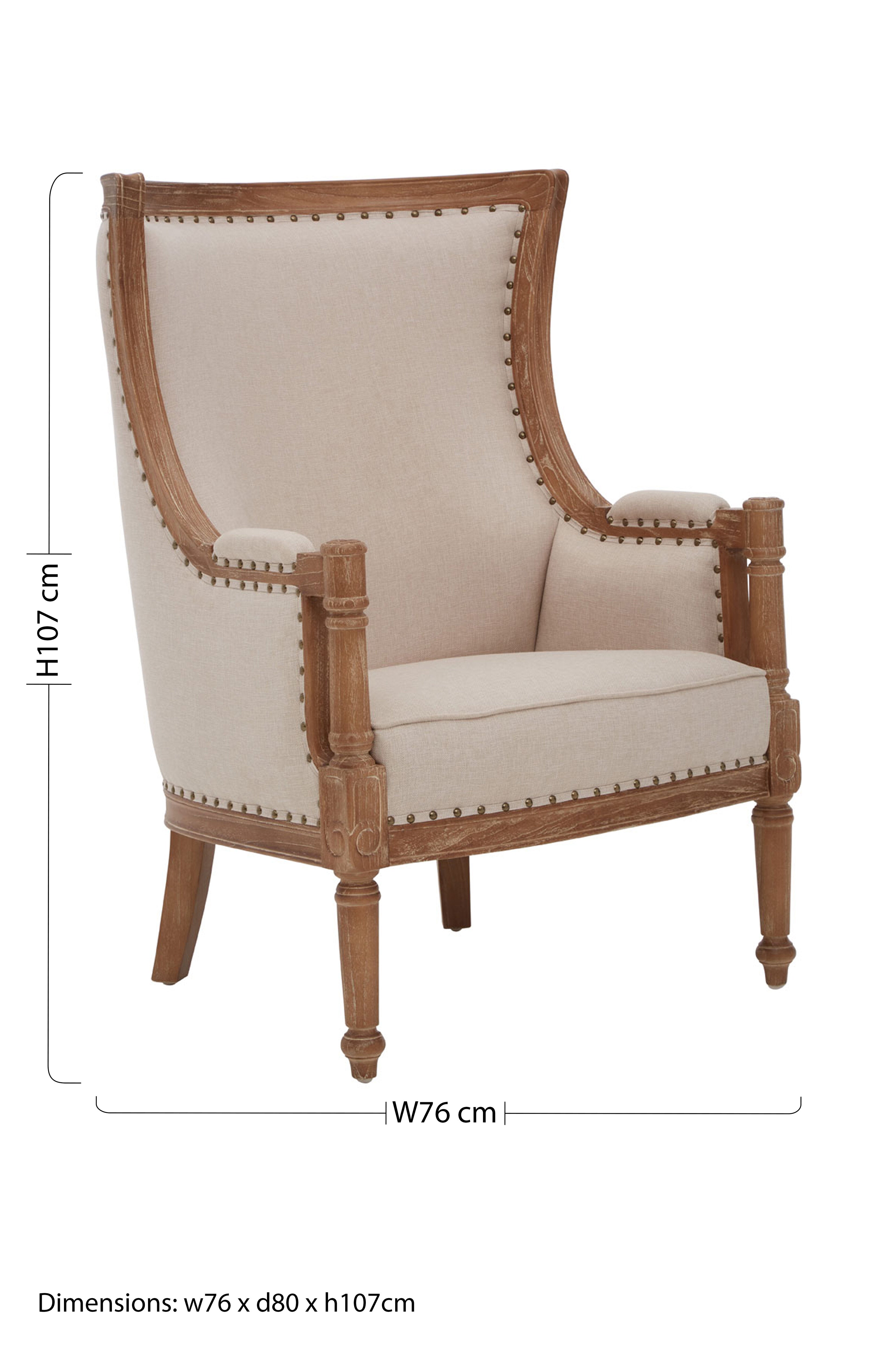 Cordoba High Back Cream Chair