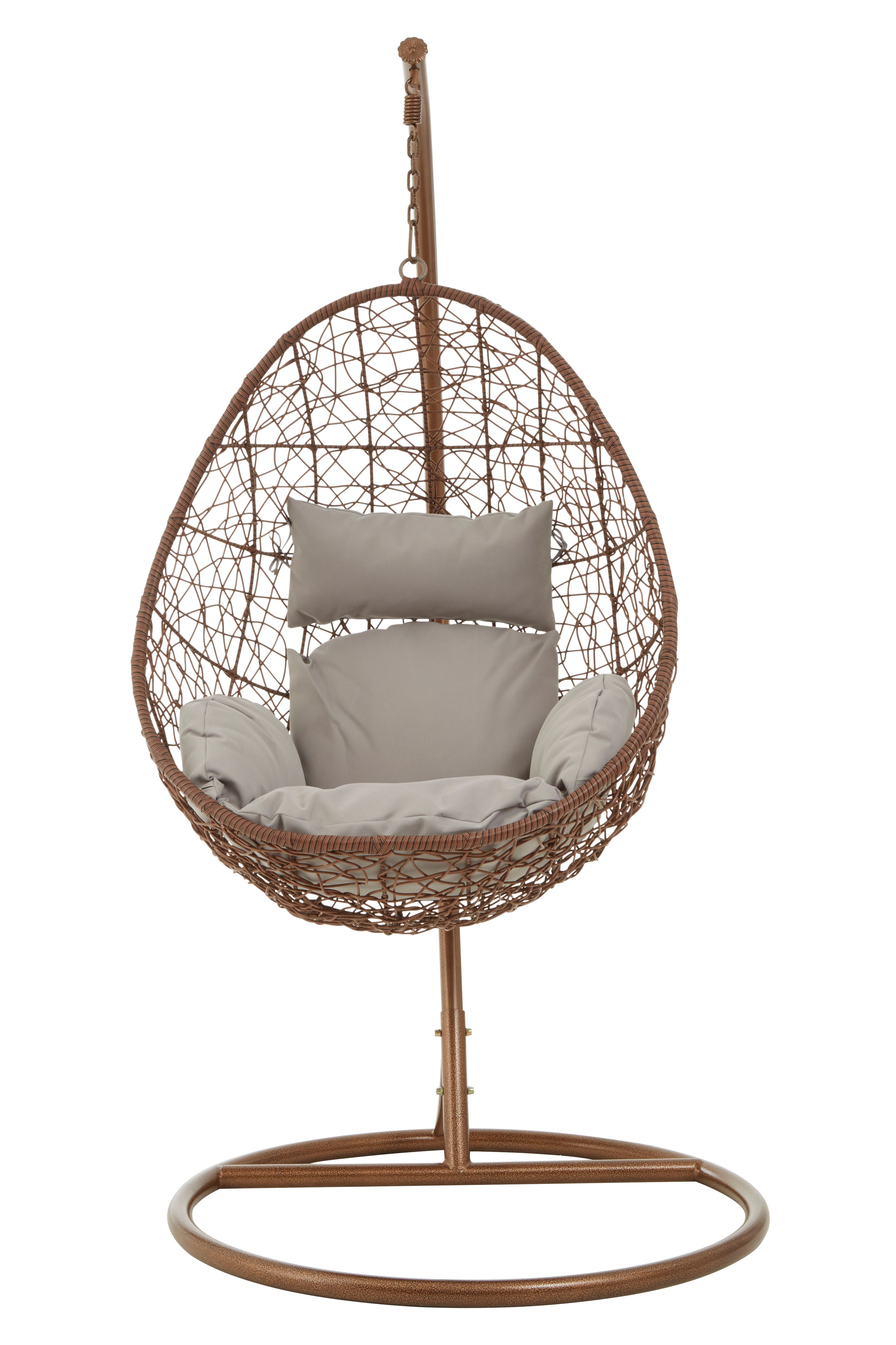 Bali Brown Rattan Hanging Chair