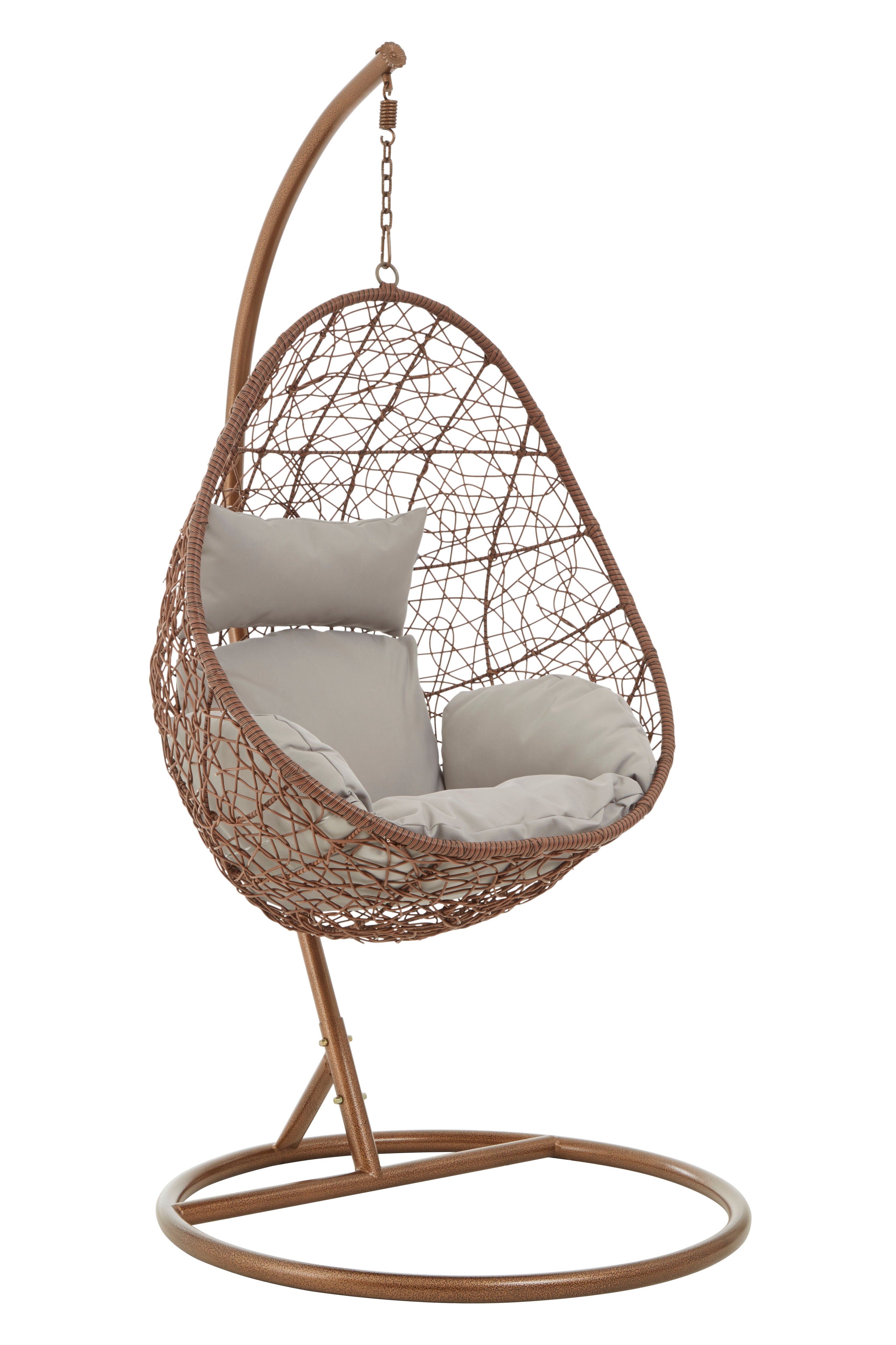 Bali Brown Rattan Hanging Chair