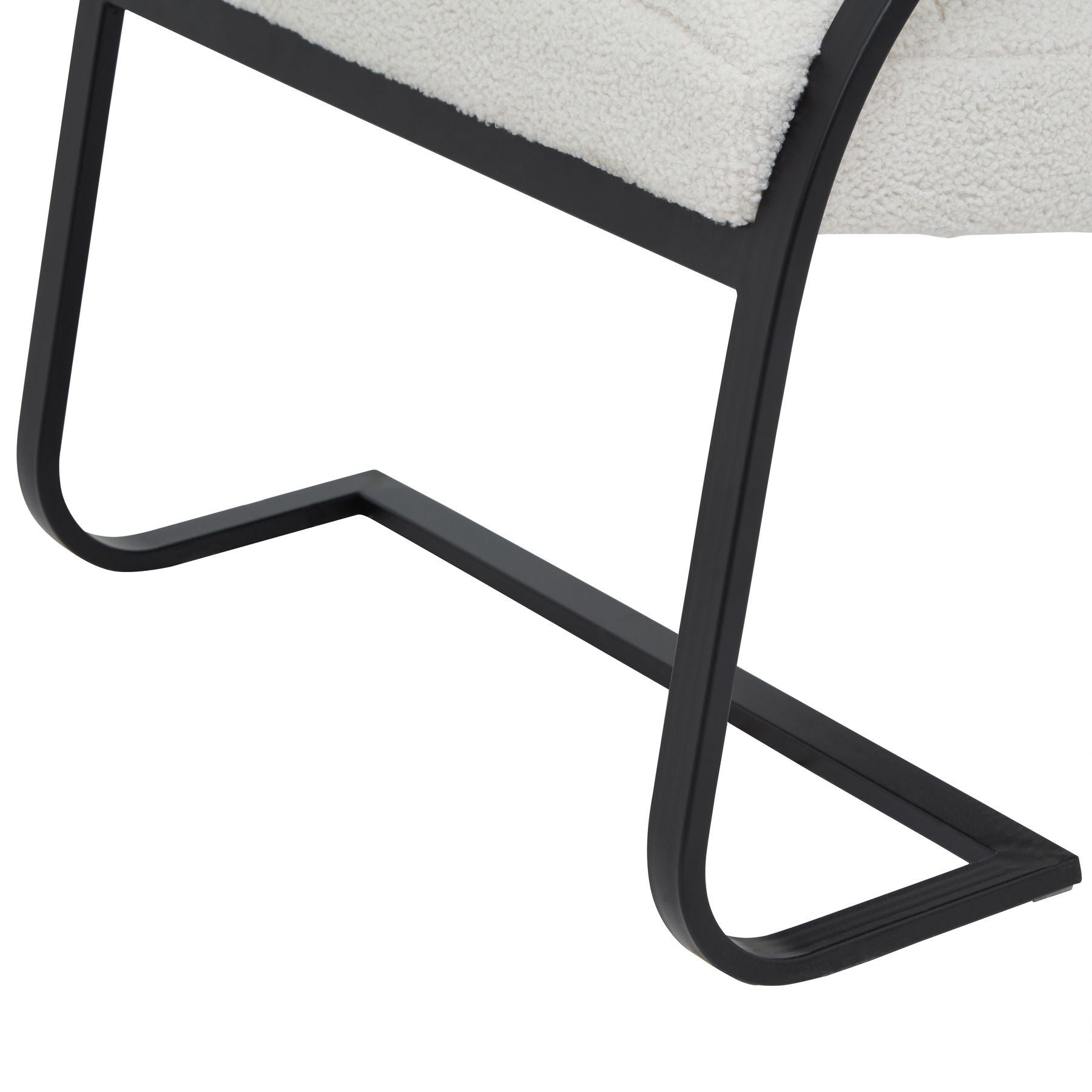 Boucle Ribbed Ark Chair - Rocking Chair