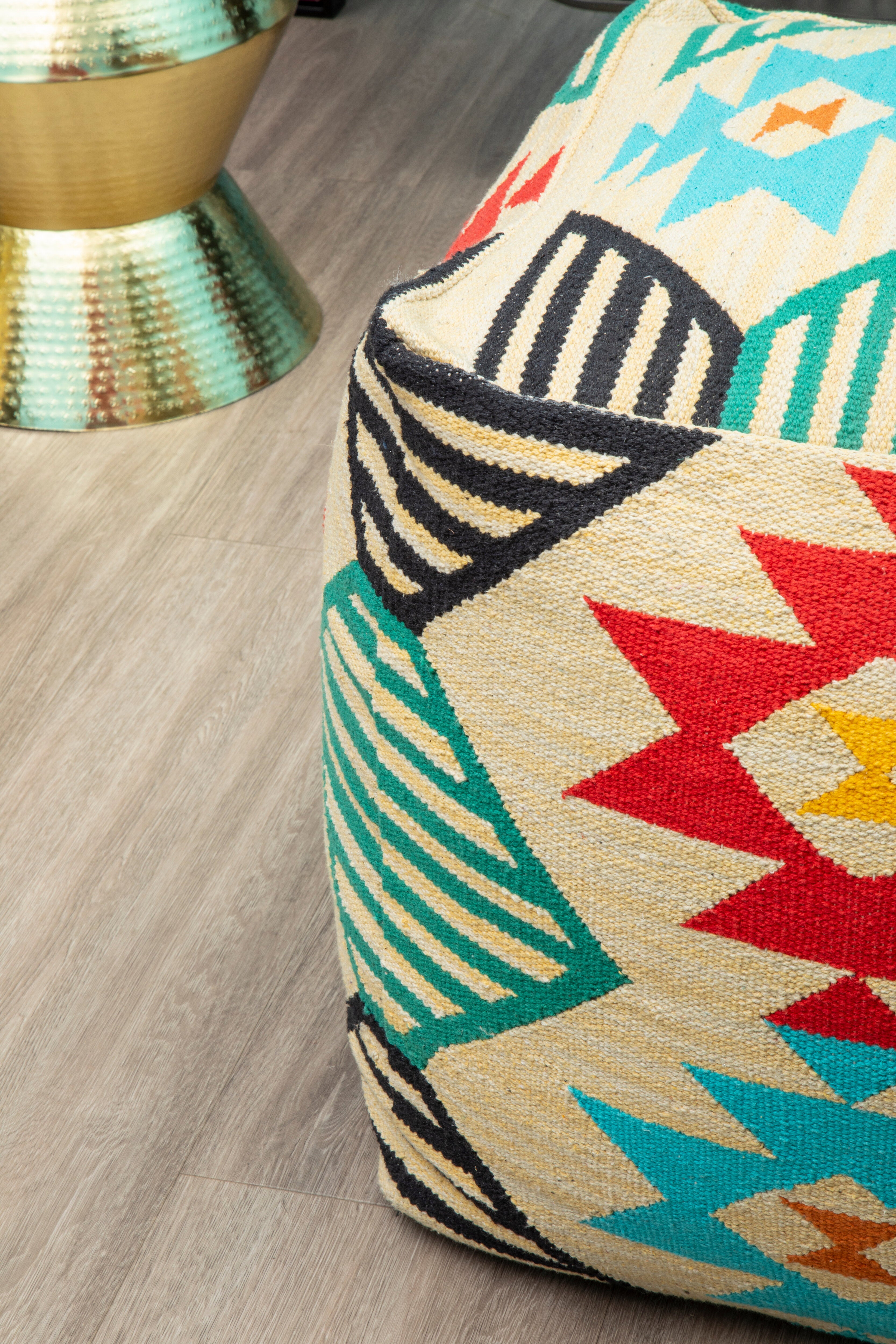 Kefena Multicolour Pouffe