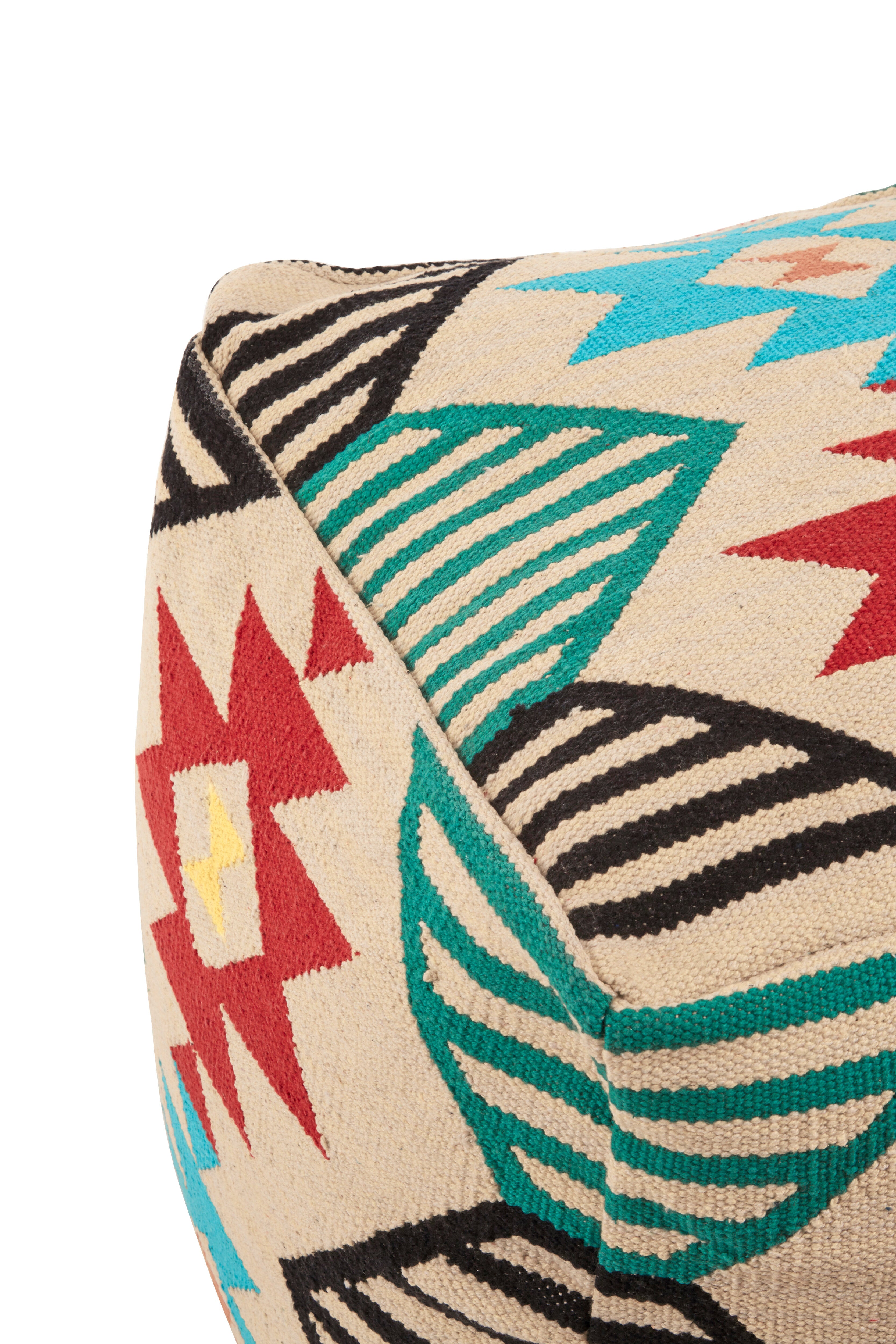 Kefena Multicolour Pouffe