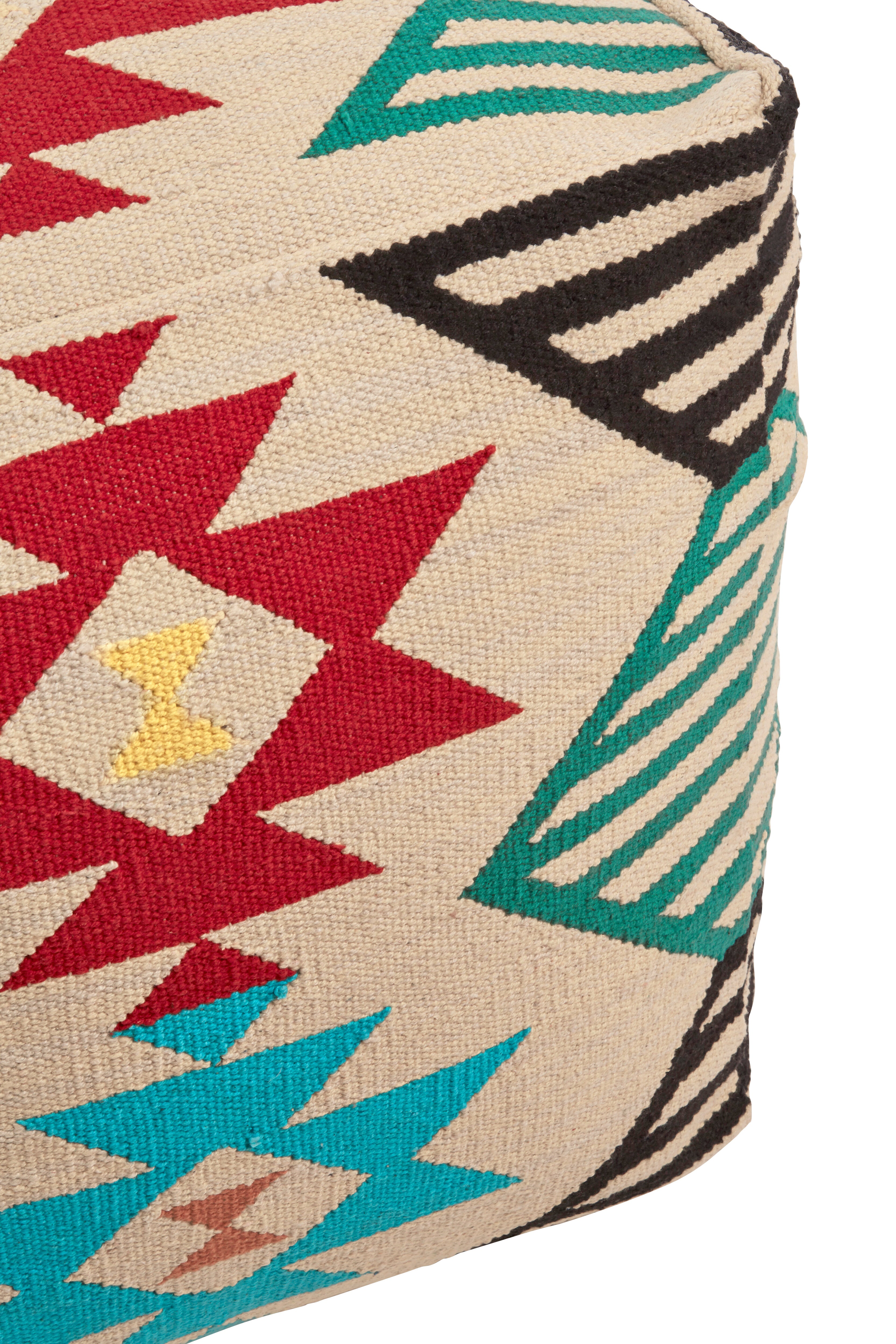 Kefena Multicolour Pouffe