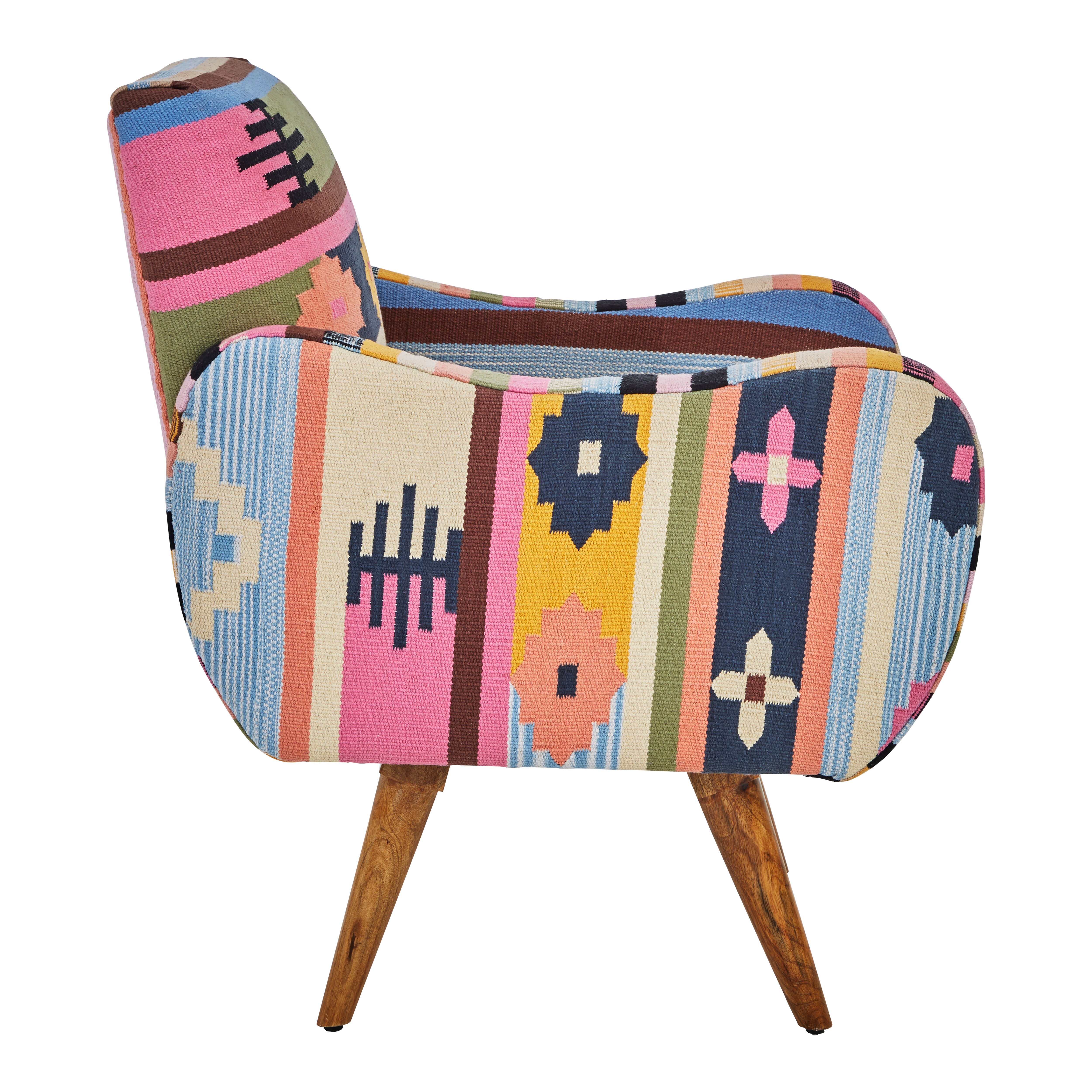 Kefena Multi Coloured Fabric Chair