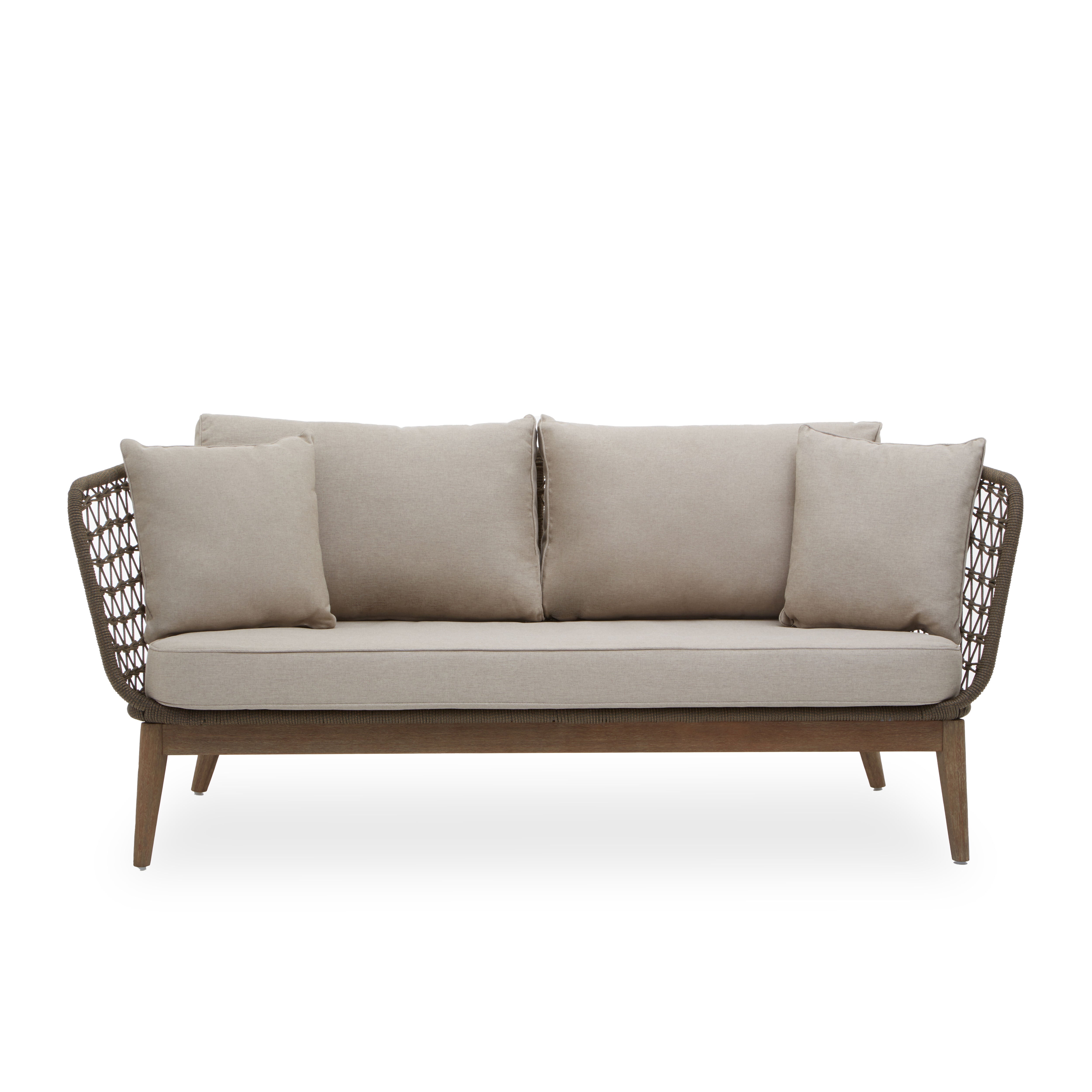 Aurora 3 Seater Grey Sofa