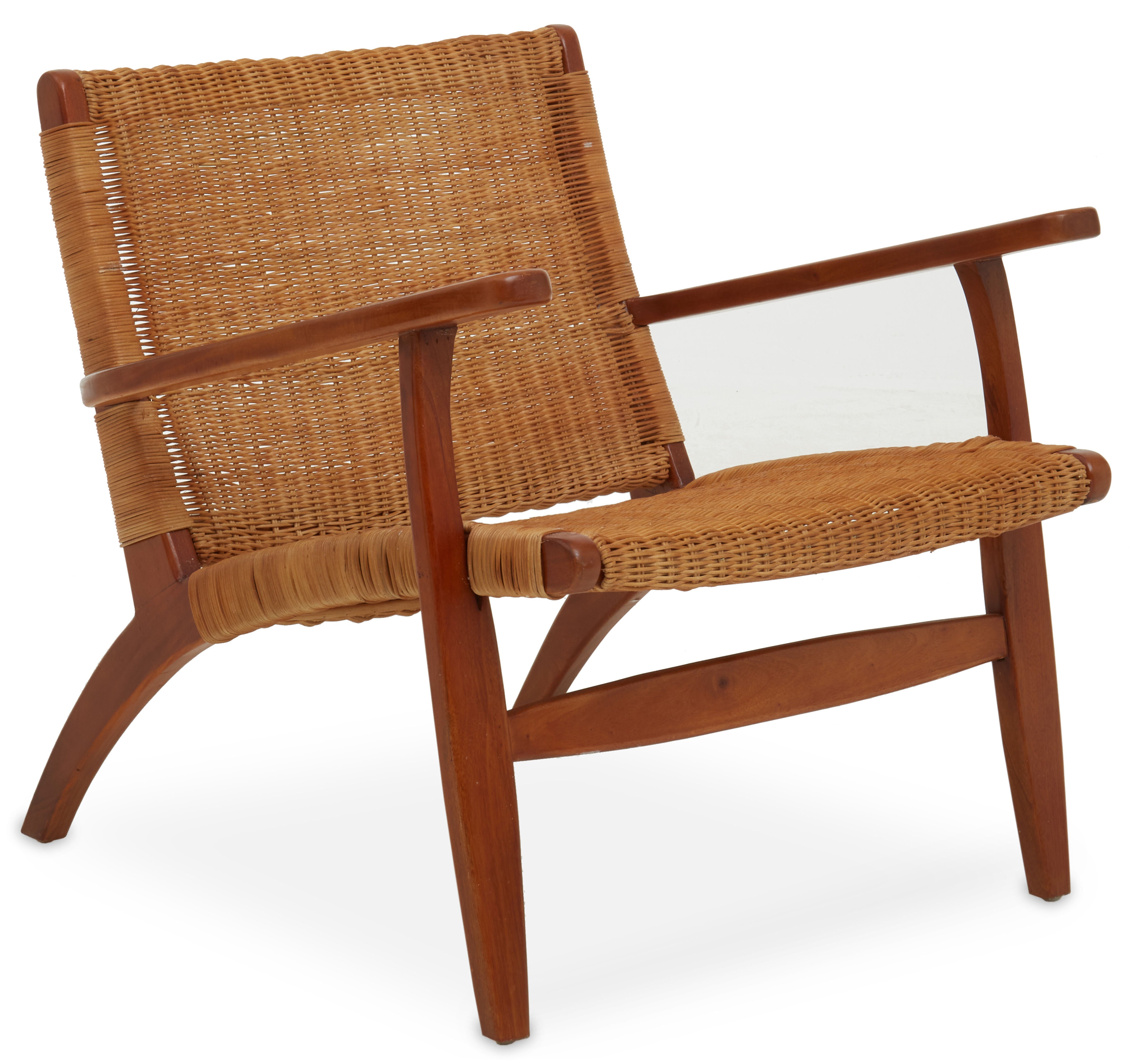 Papua Woven Chair In Brown Natural Rattan