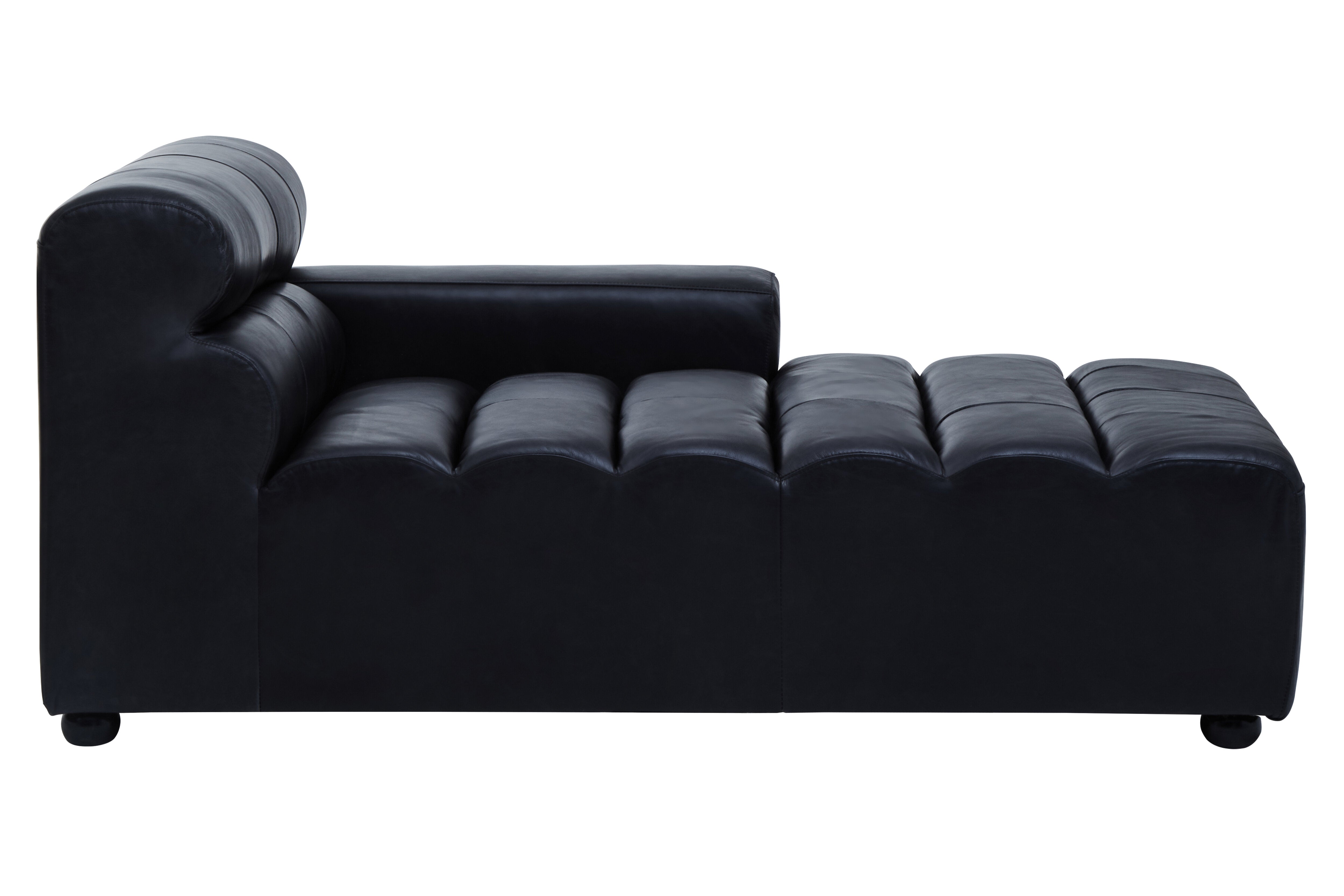 Imperial Left Arm Leather Chaise