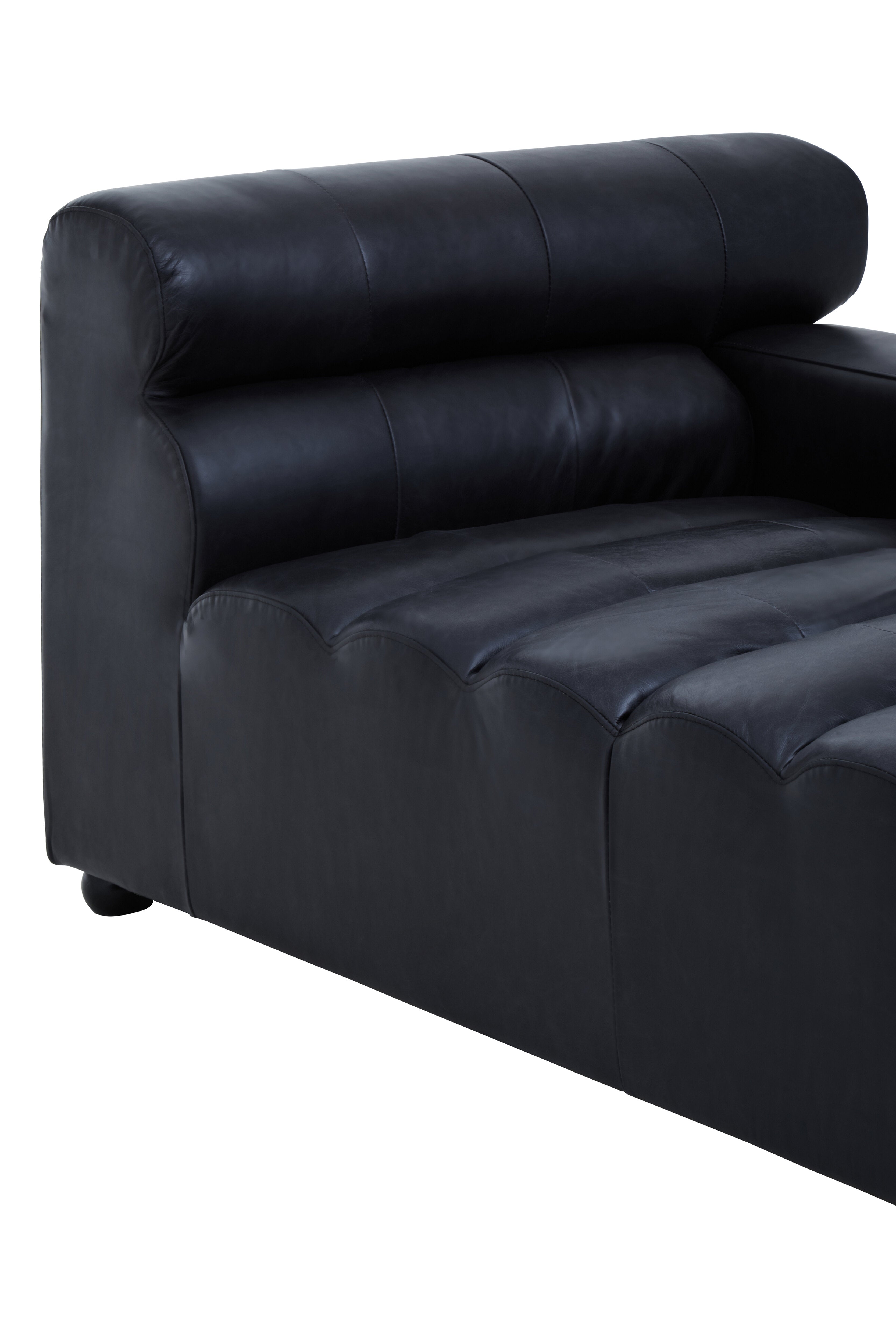 Imperial Left Arm Leather Chaise