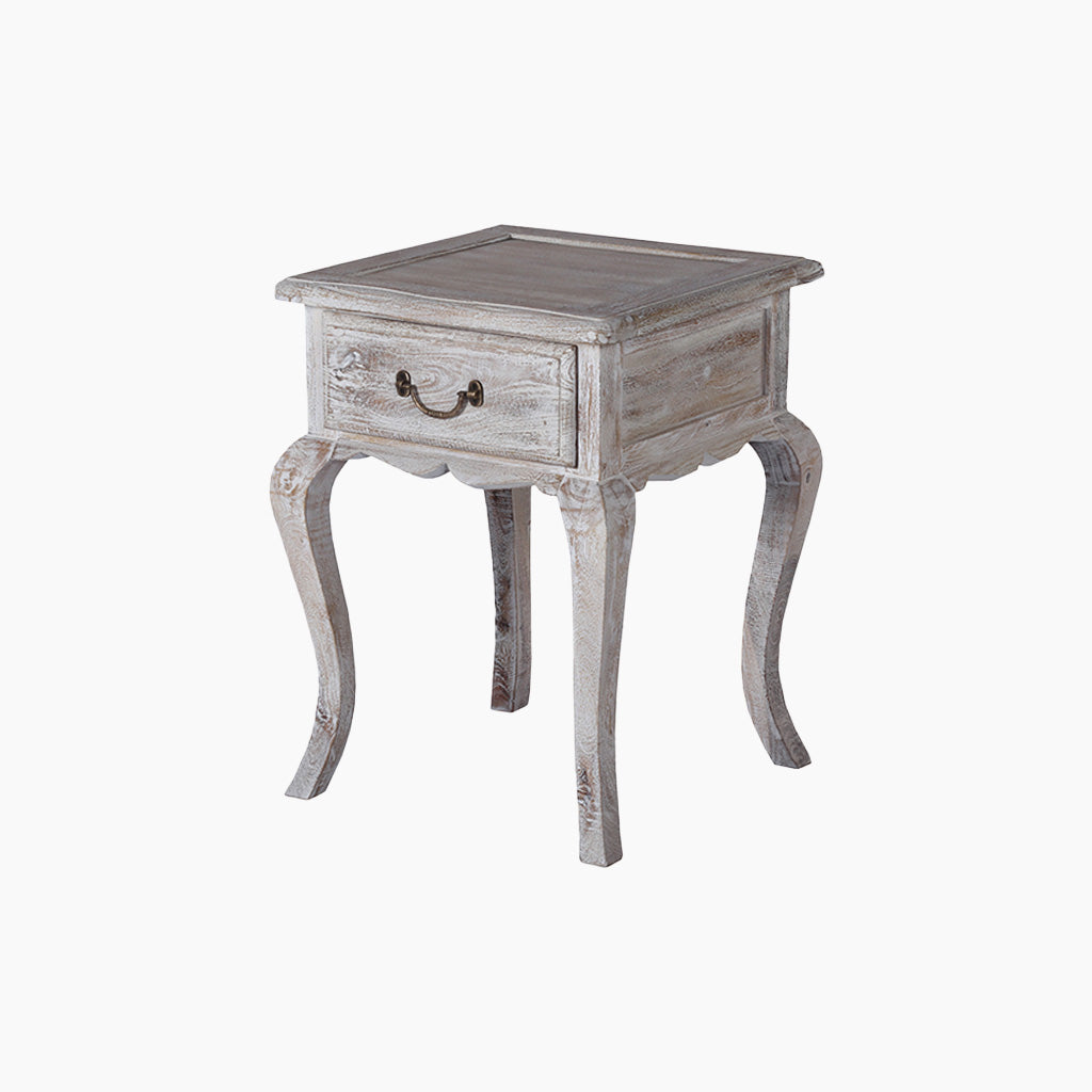 Zeke Grey Wooden Side Table