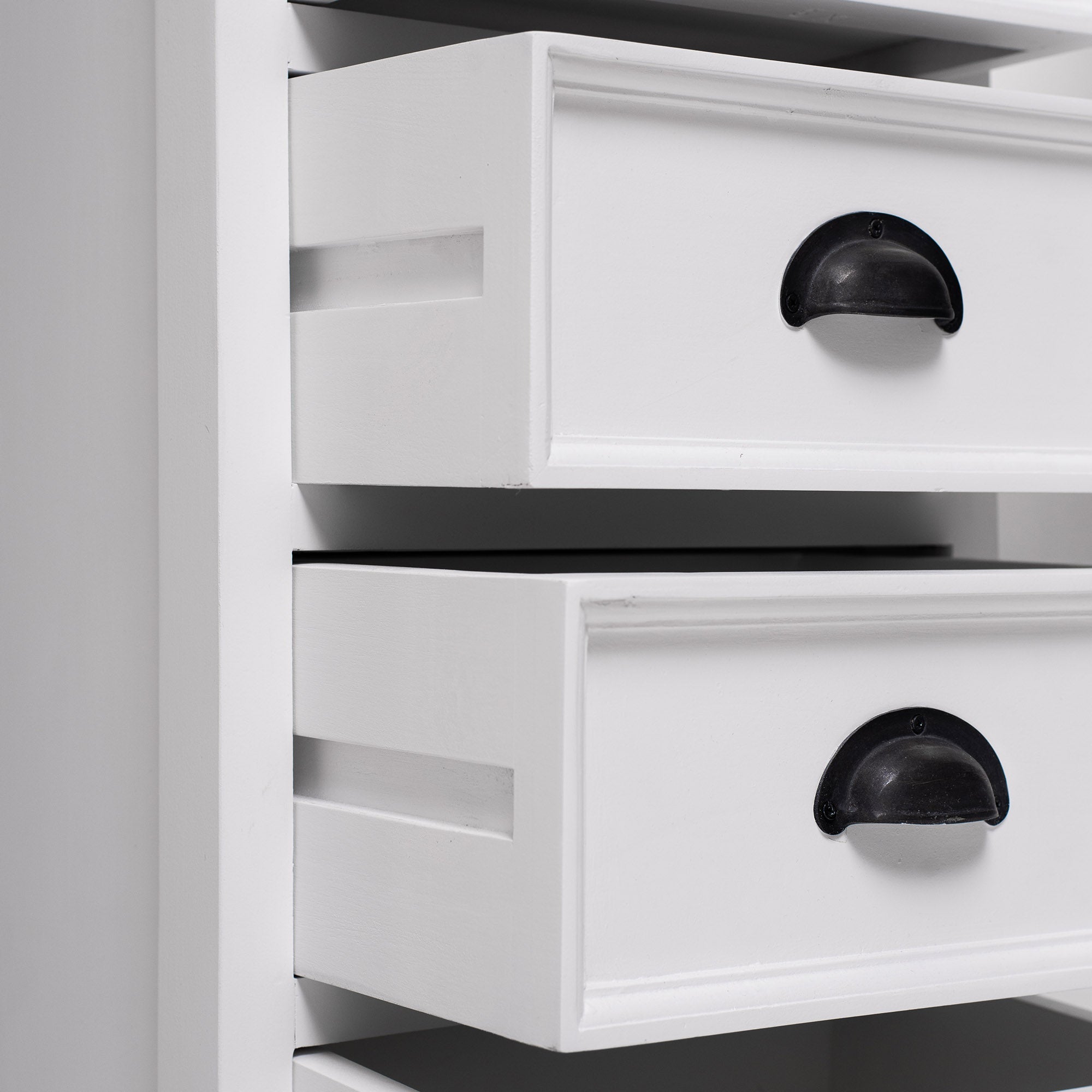 Halifax Coastal White Storage Tower with Drawers