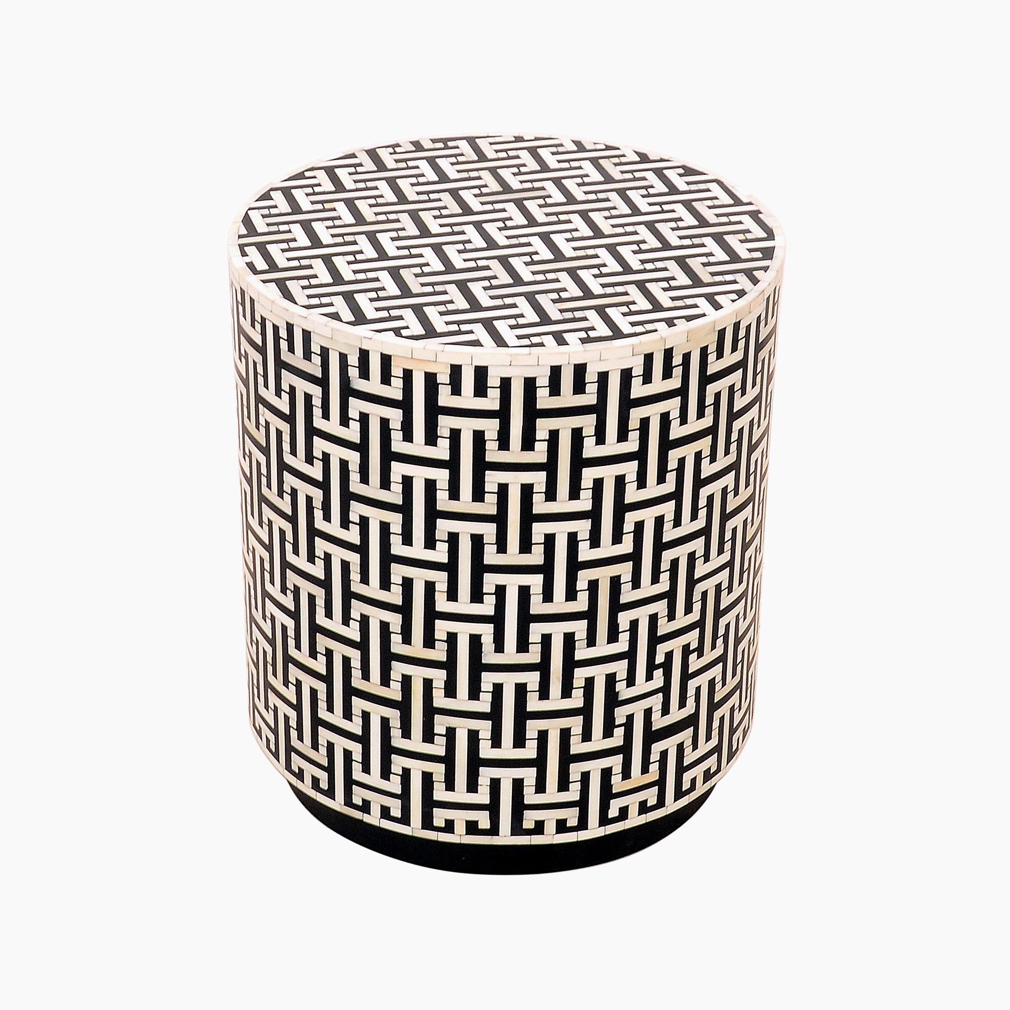 Ada Bone Inlay End Table