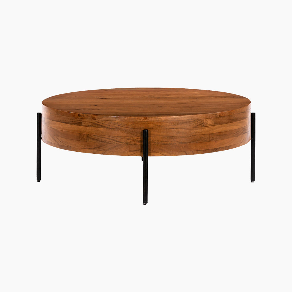 Solomon Acacia Wood Coffee Table