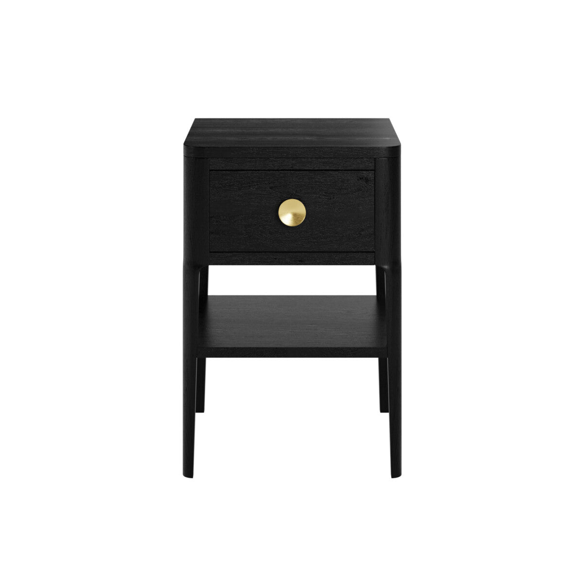 Abberley Bedside | Black | 1 Drawer