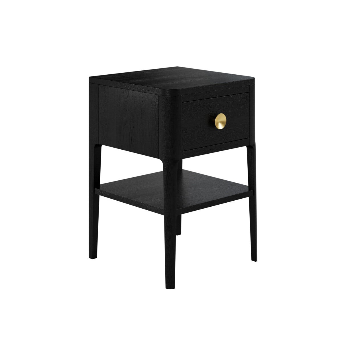 Abberley Bedside | Black | 1 Drawer