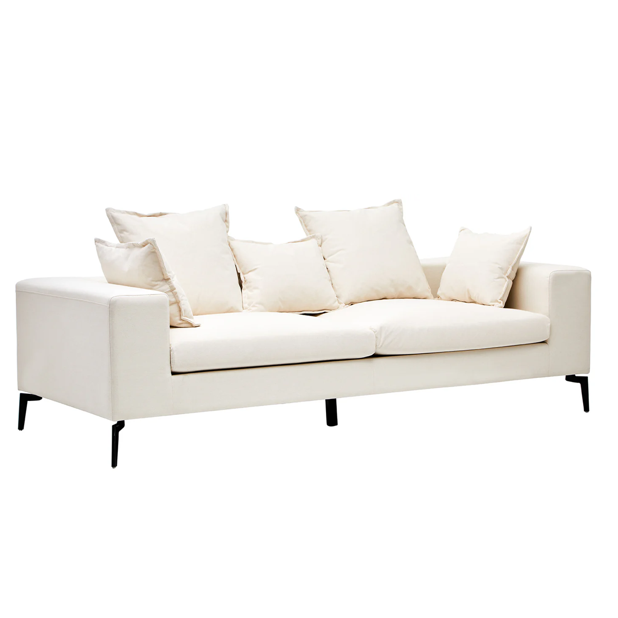 Avenio 3 Seater Cream Sofa