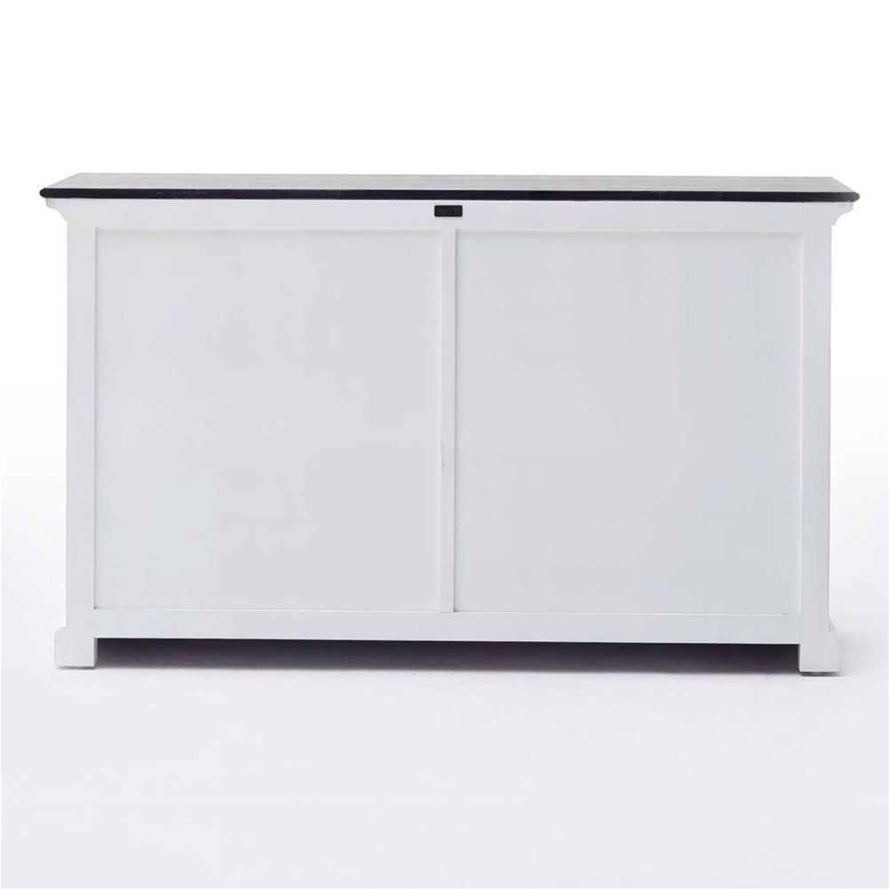 Halifax Contrast Farmhouse White & Black Classic Buffet