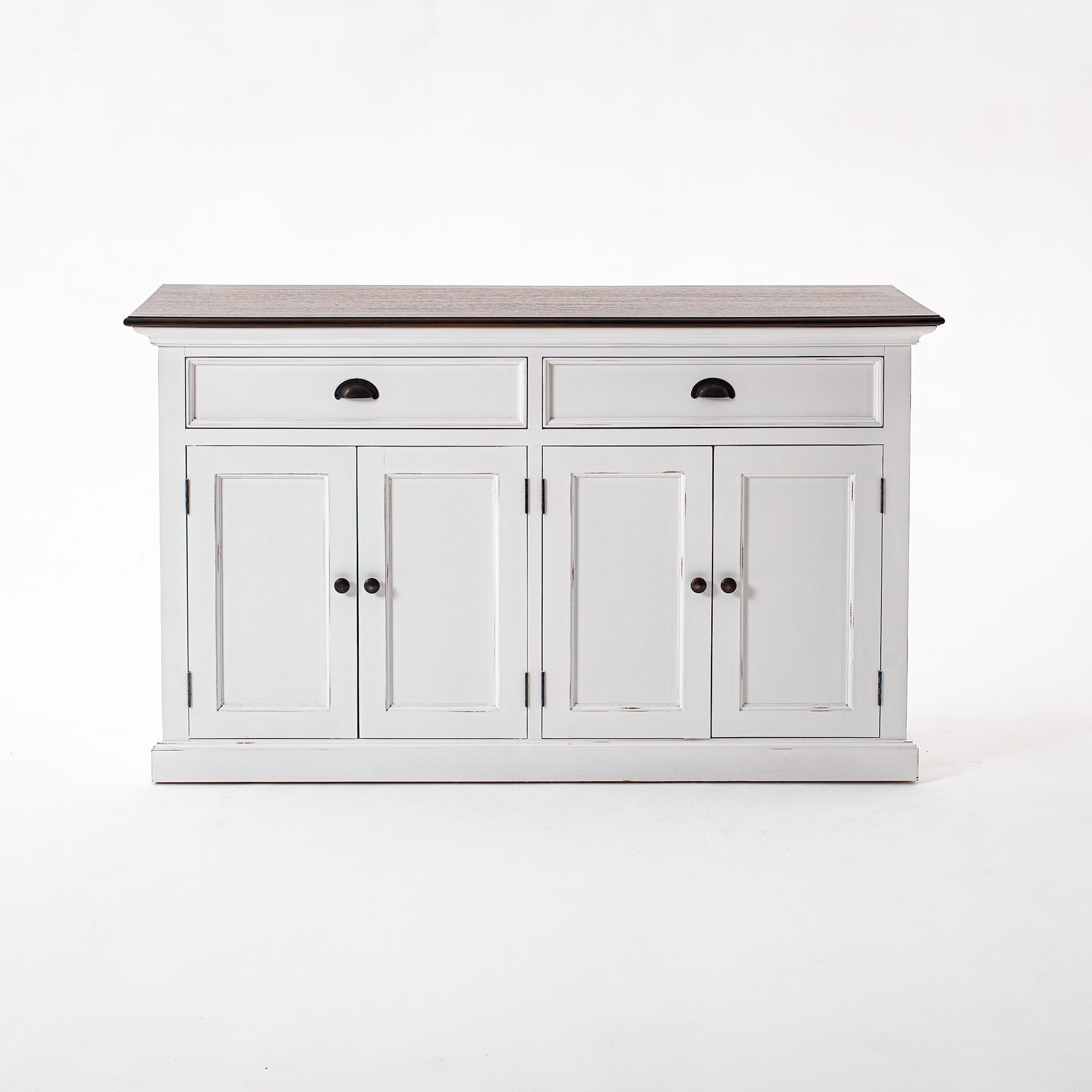 Halifax Accent Coastal White & Brown Classic Buffet