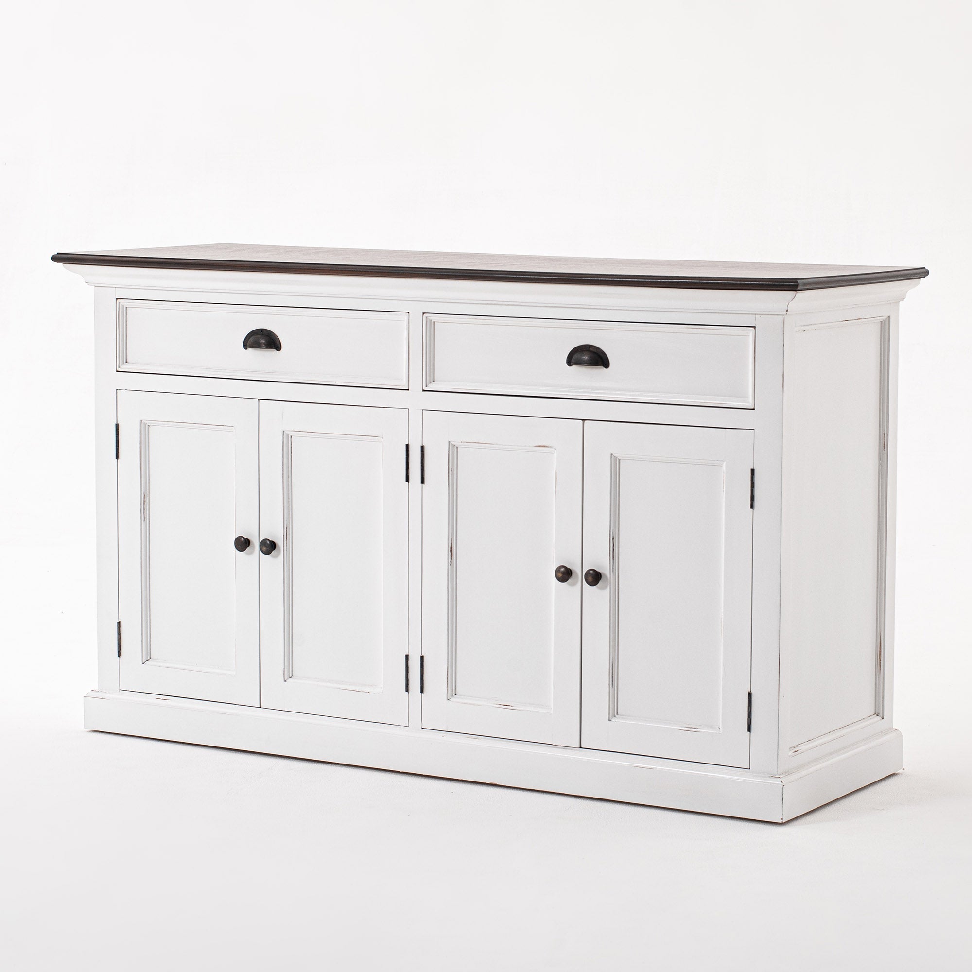 Halifax Accent Coastal White & Brown Classic Buffet