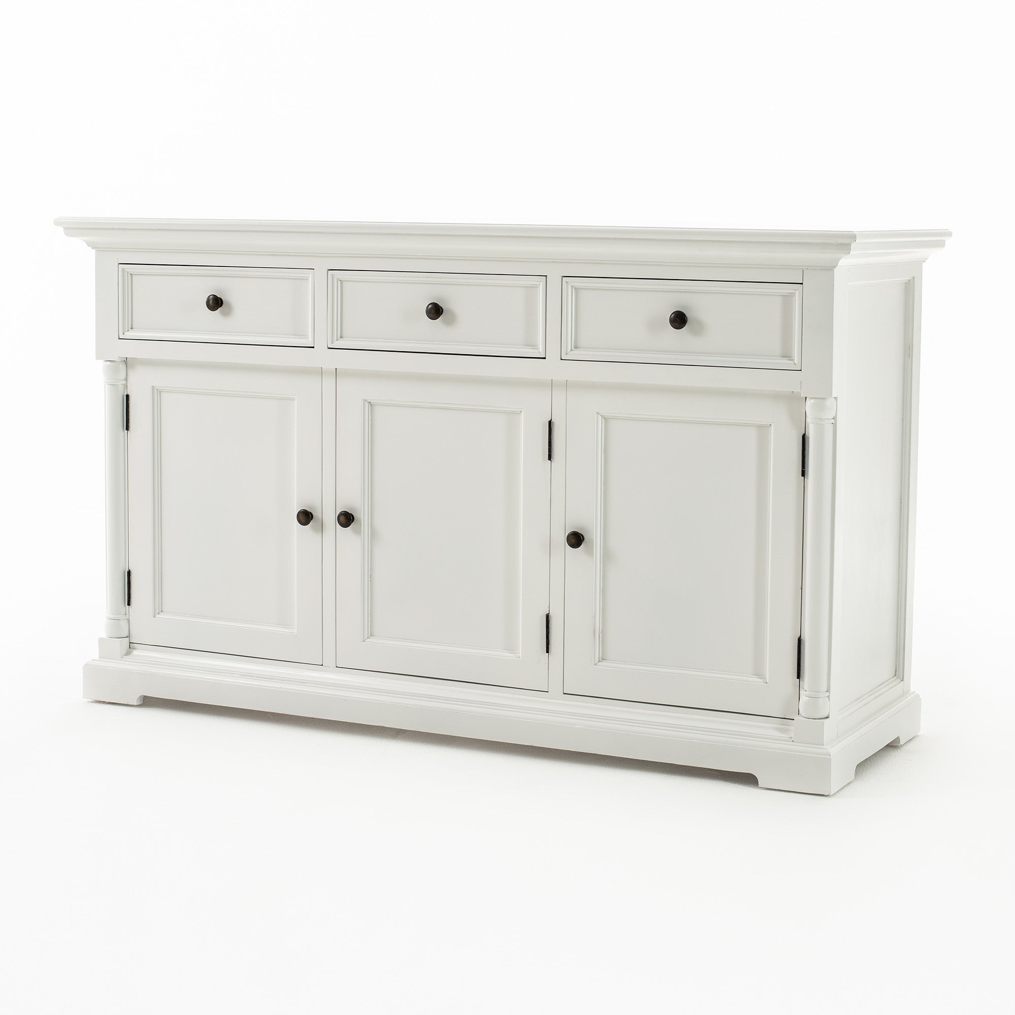 Provence French Country White Classic Sideboard with 3 doors