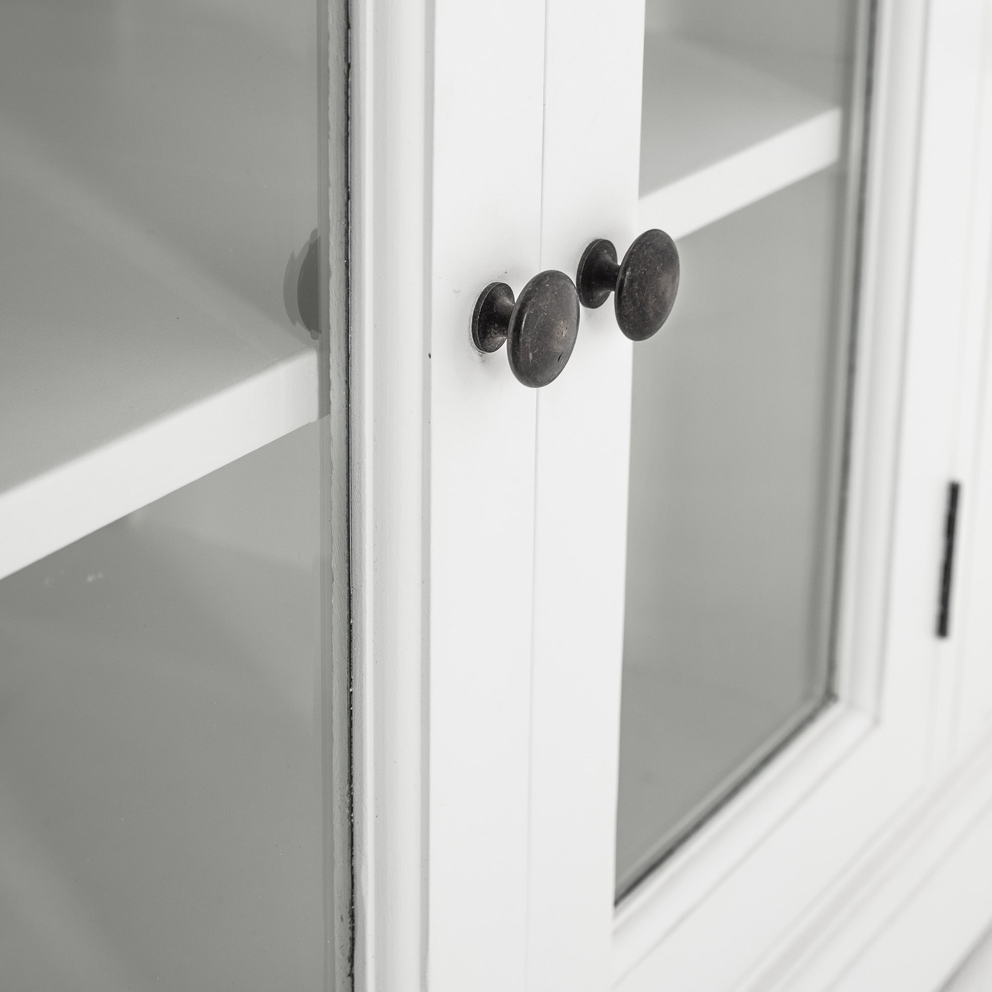 Halifax Coastal White Sideboard with 4 Doors 3 Drawers