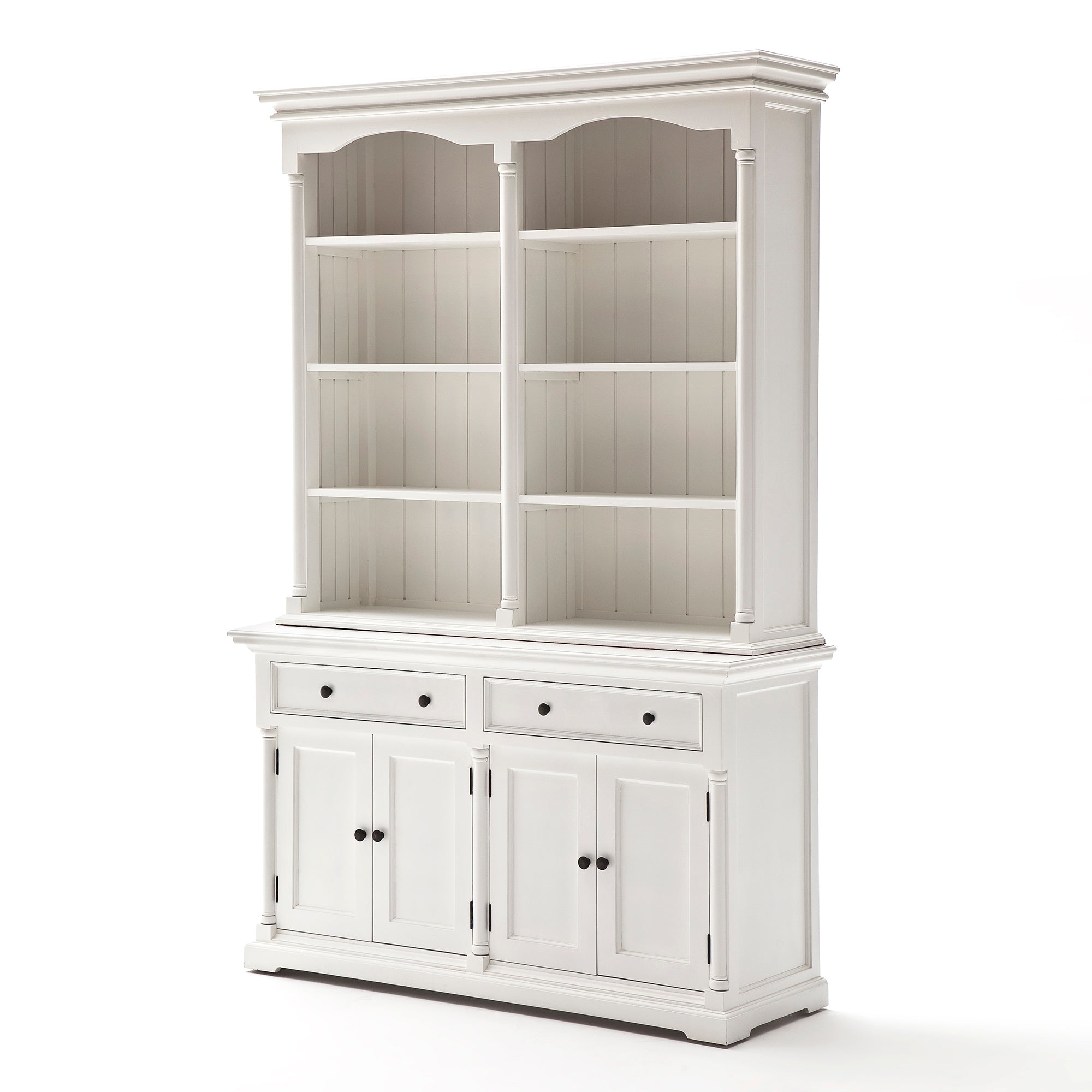 Provence French Country White Hutch Cabinet