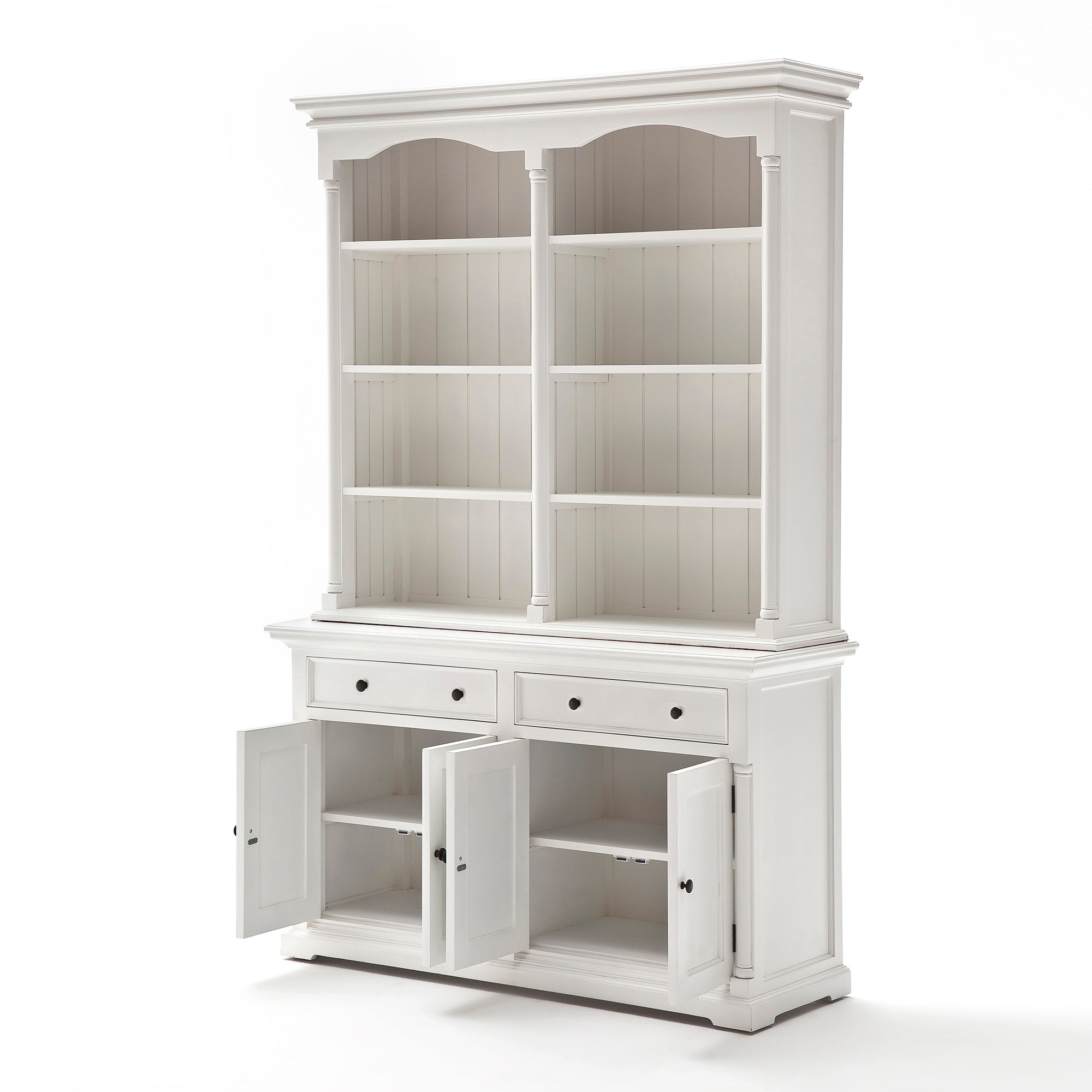 Provence French Country White Hutch Cabinet