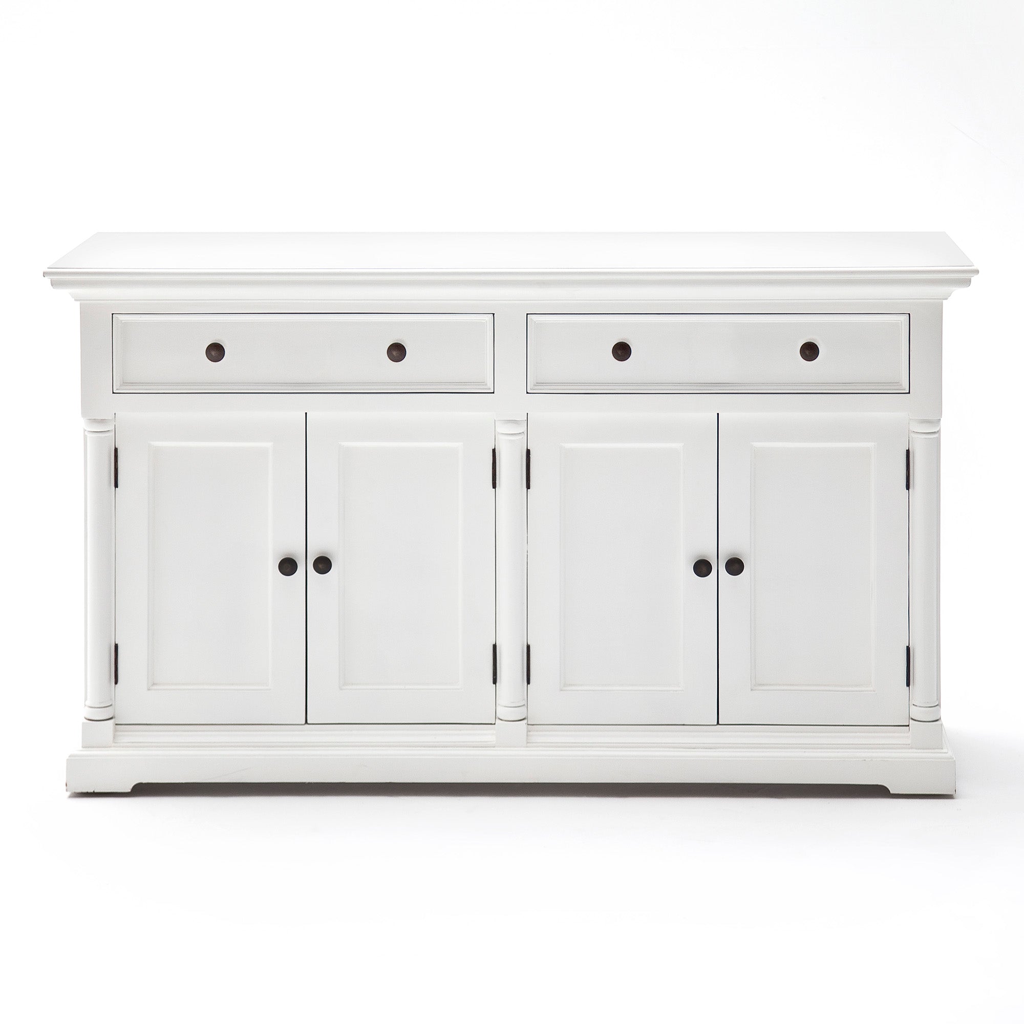 Provence French Country White Hutch Cabinet