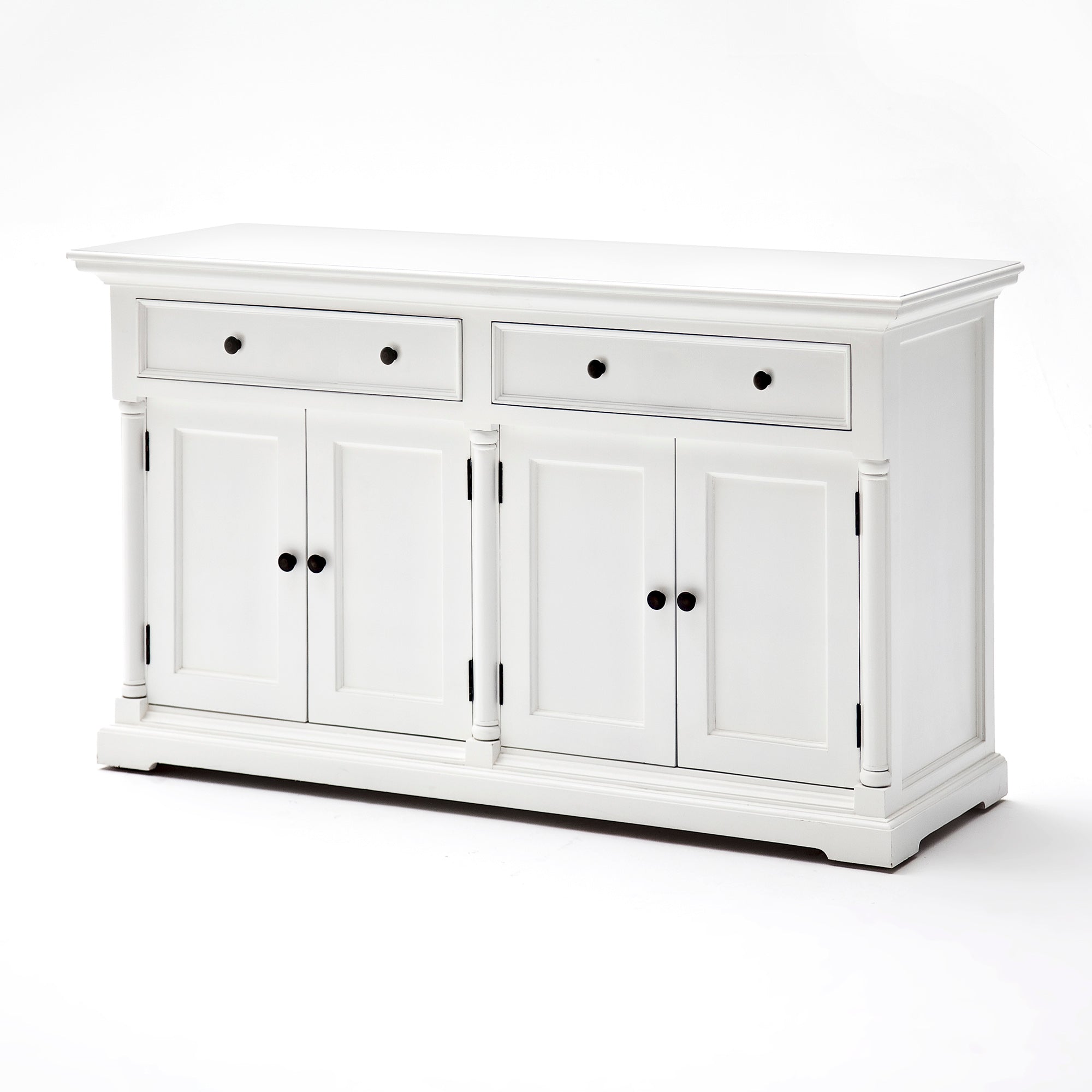 Provence French Country White Hutch Cabinet