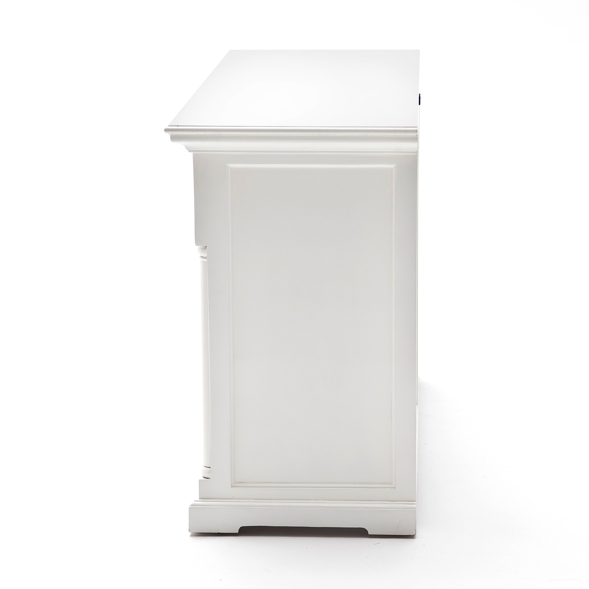 Provence French Country White Hutch Cabinet