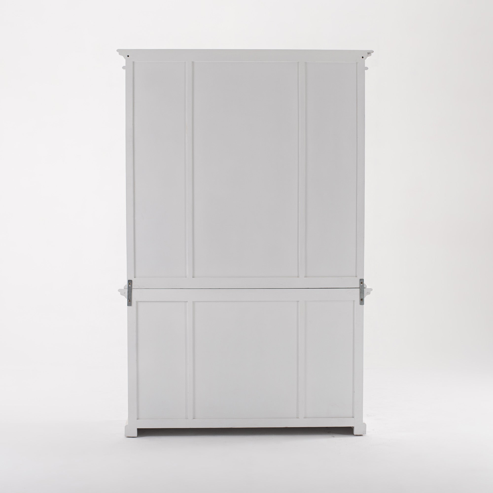 Halifax Coastal White Kitchen Hutch Cabinet