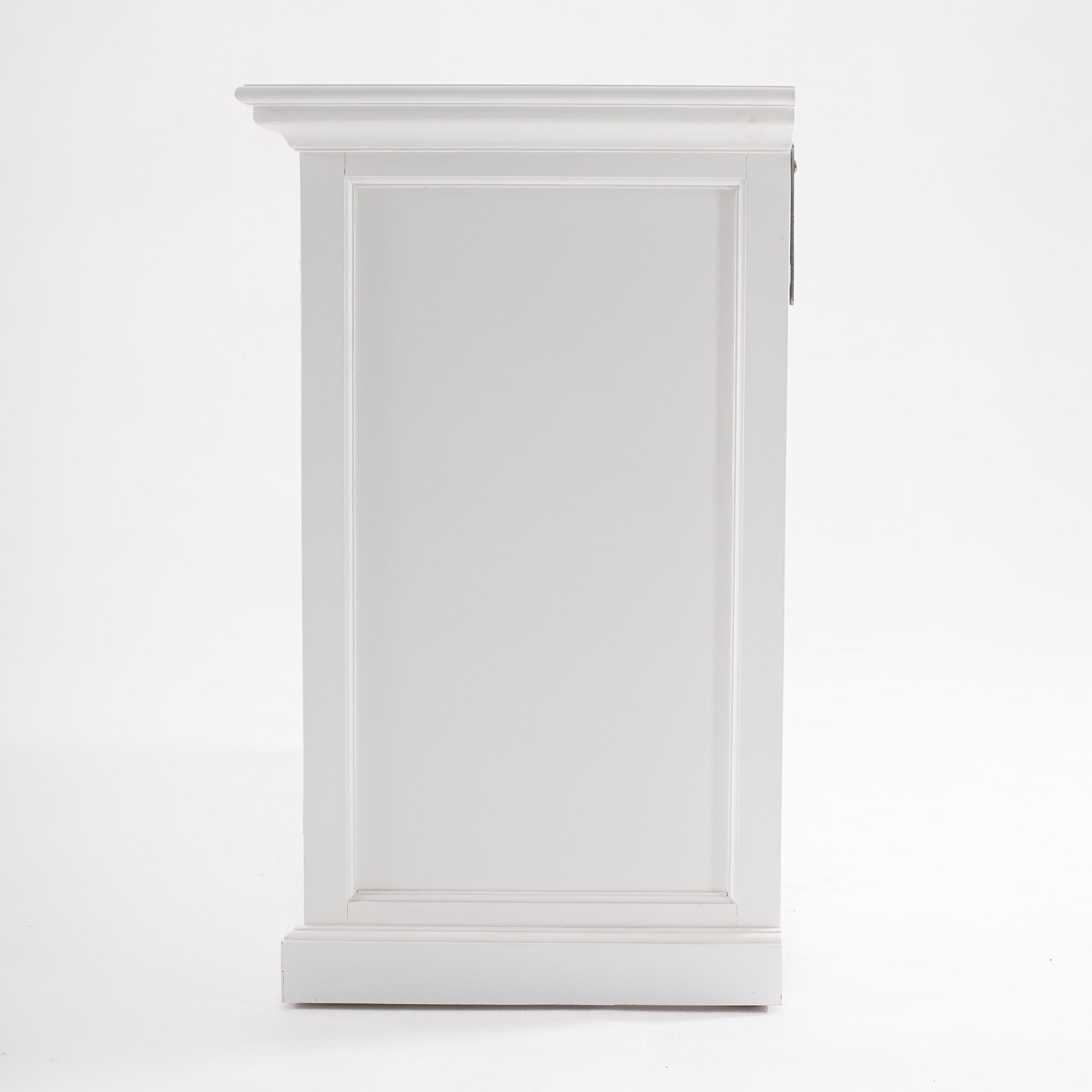 Halifax Coastal White Kitchen Hutch Cabinet