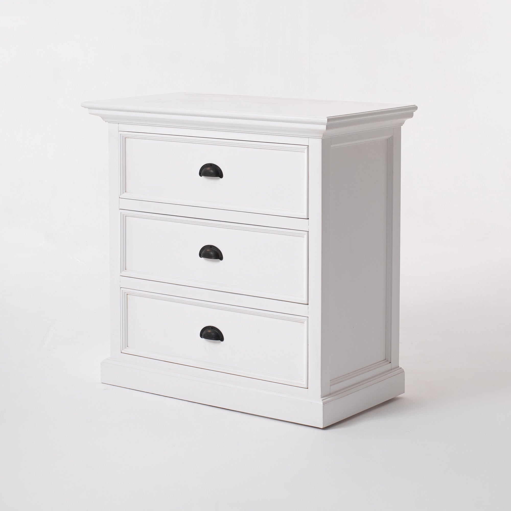 Halifax Grand Coastal White Bedside Drawer Unit