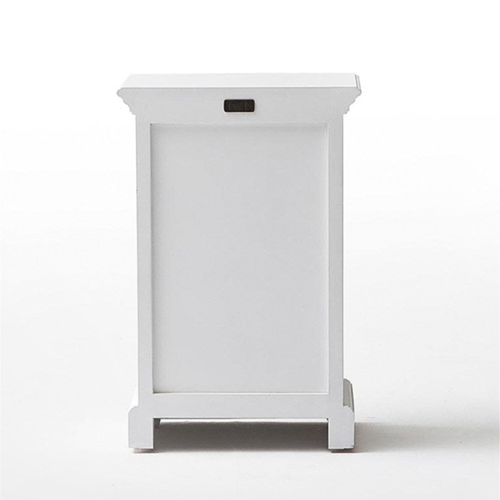 Halifax Coastal White Bedside Drawer Unit