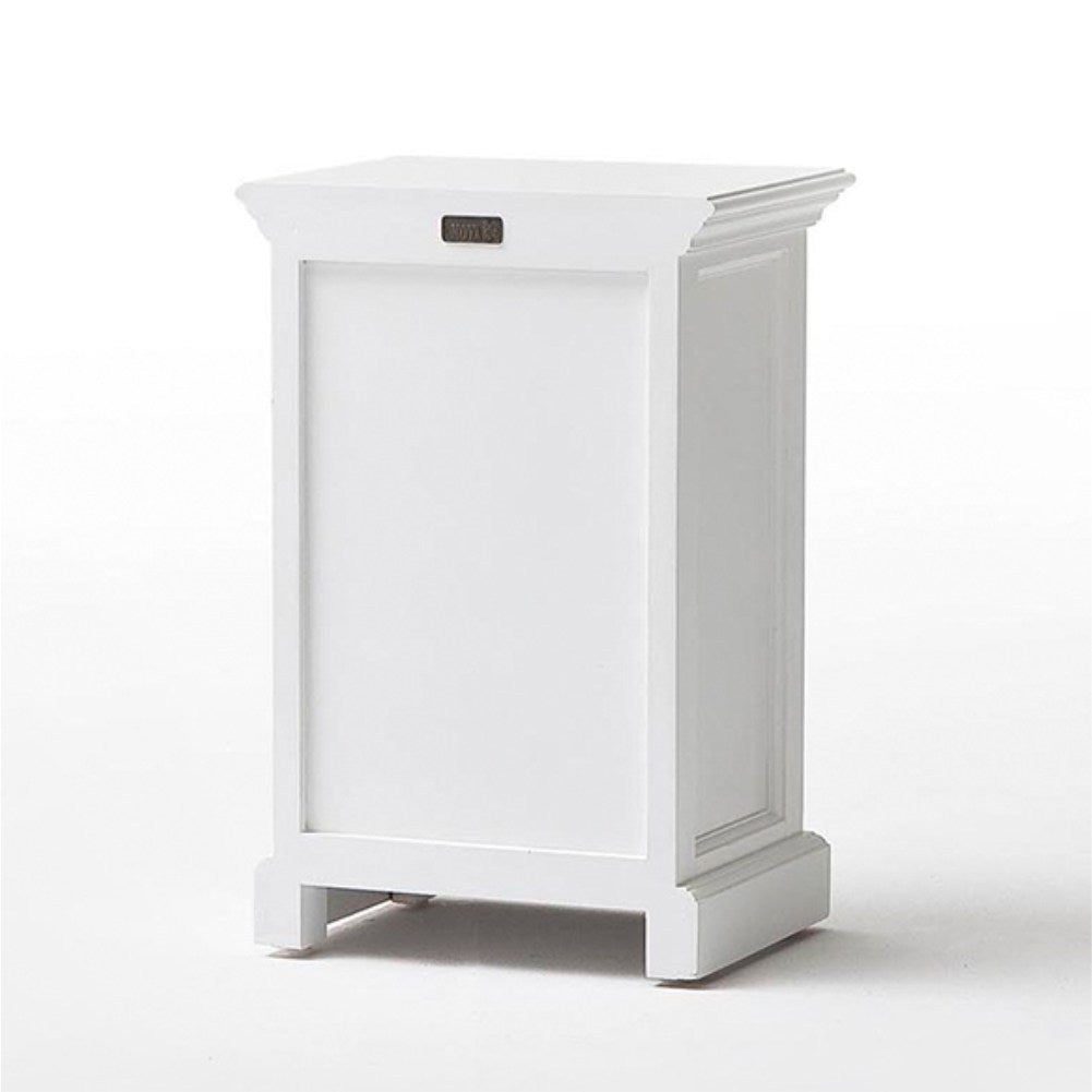 Halifax Coastal White Bedside Drawer Unit