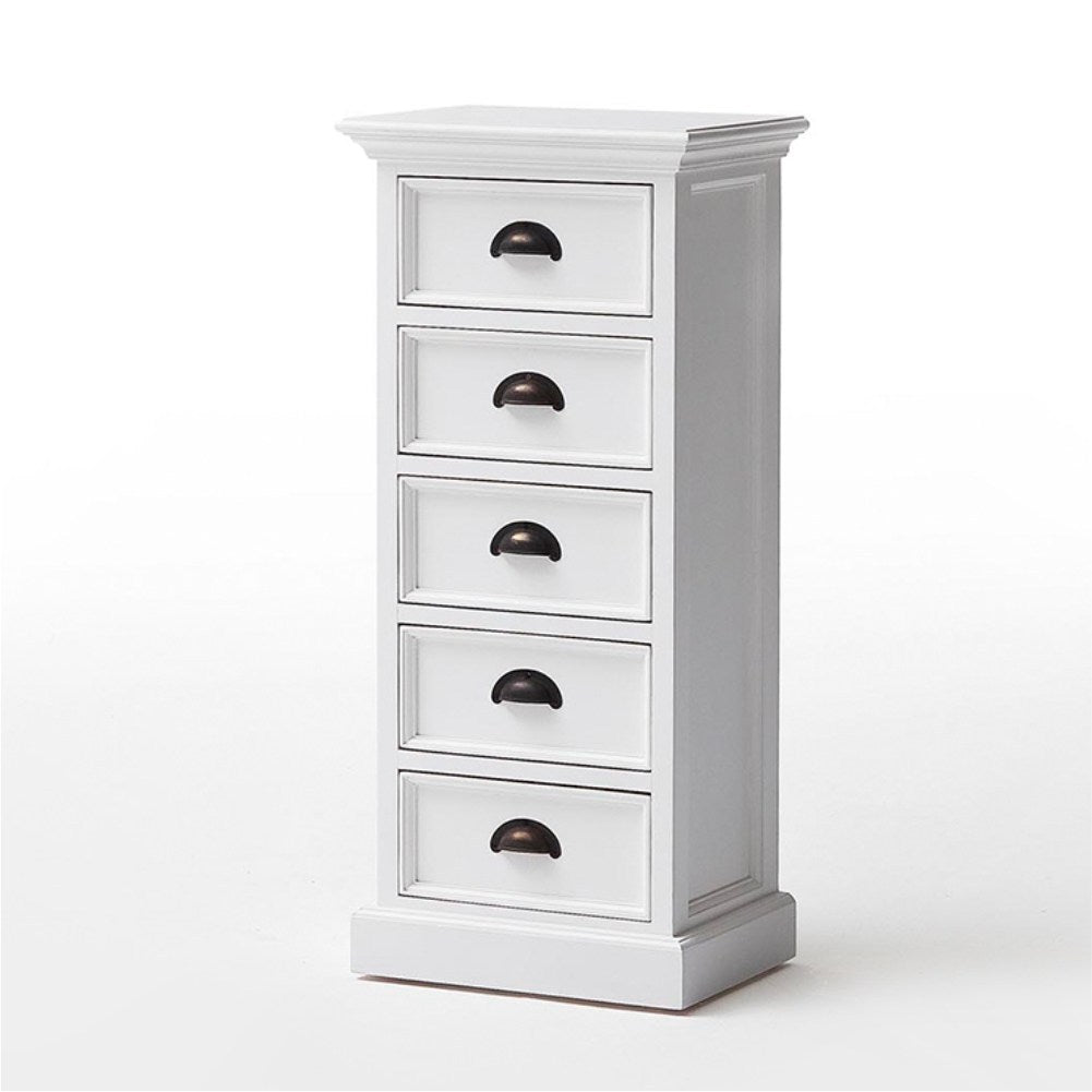 Halifax Coastal White Storage Unit with Drawers