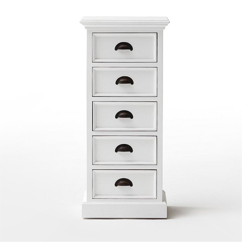 Halifax Coastal White Storage Unit with Drawers