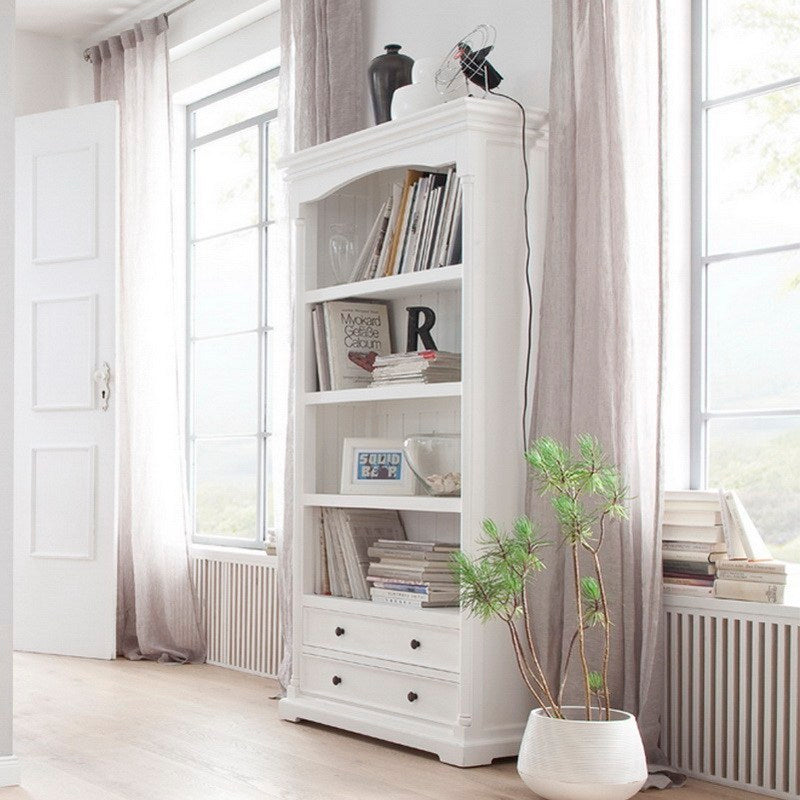 Provence French Country White Bookcase