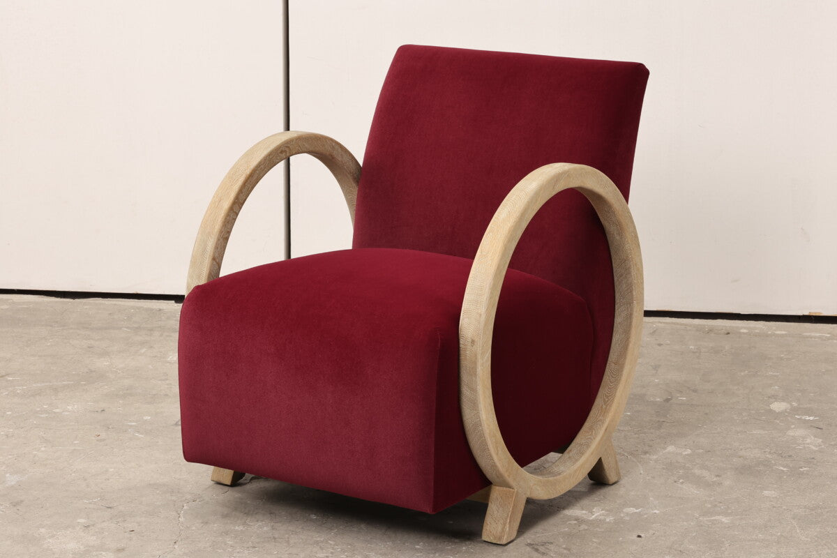 Wick Club Chair | Plum