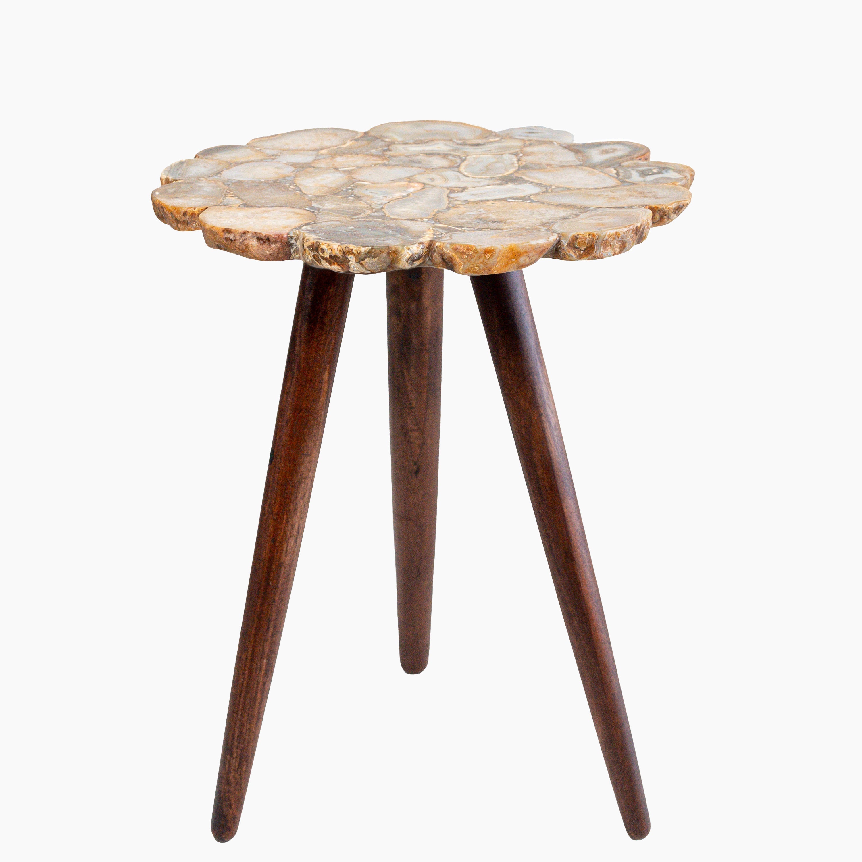 Myra Natural Agate End Table