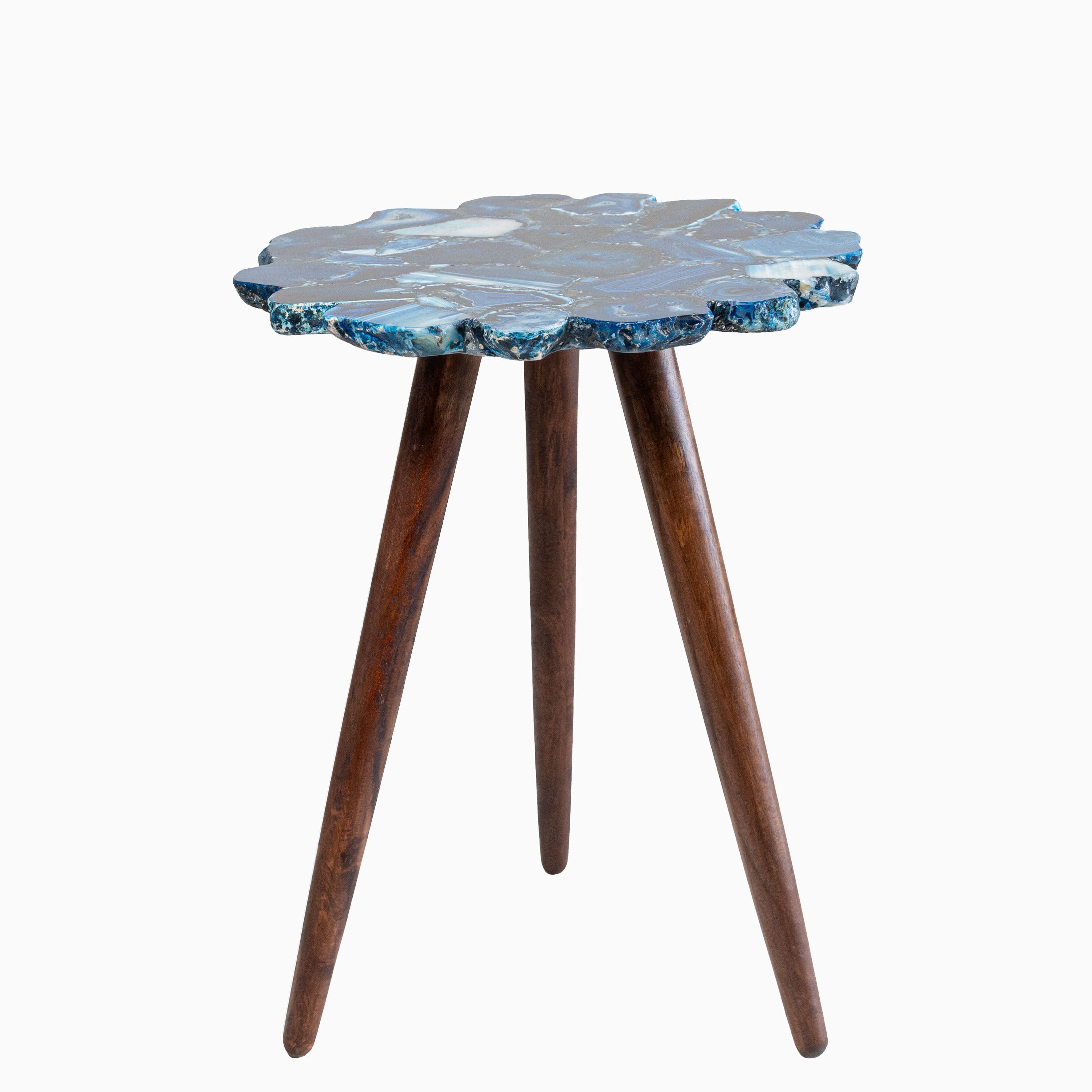 Myra Blue Agate End Table