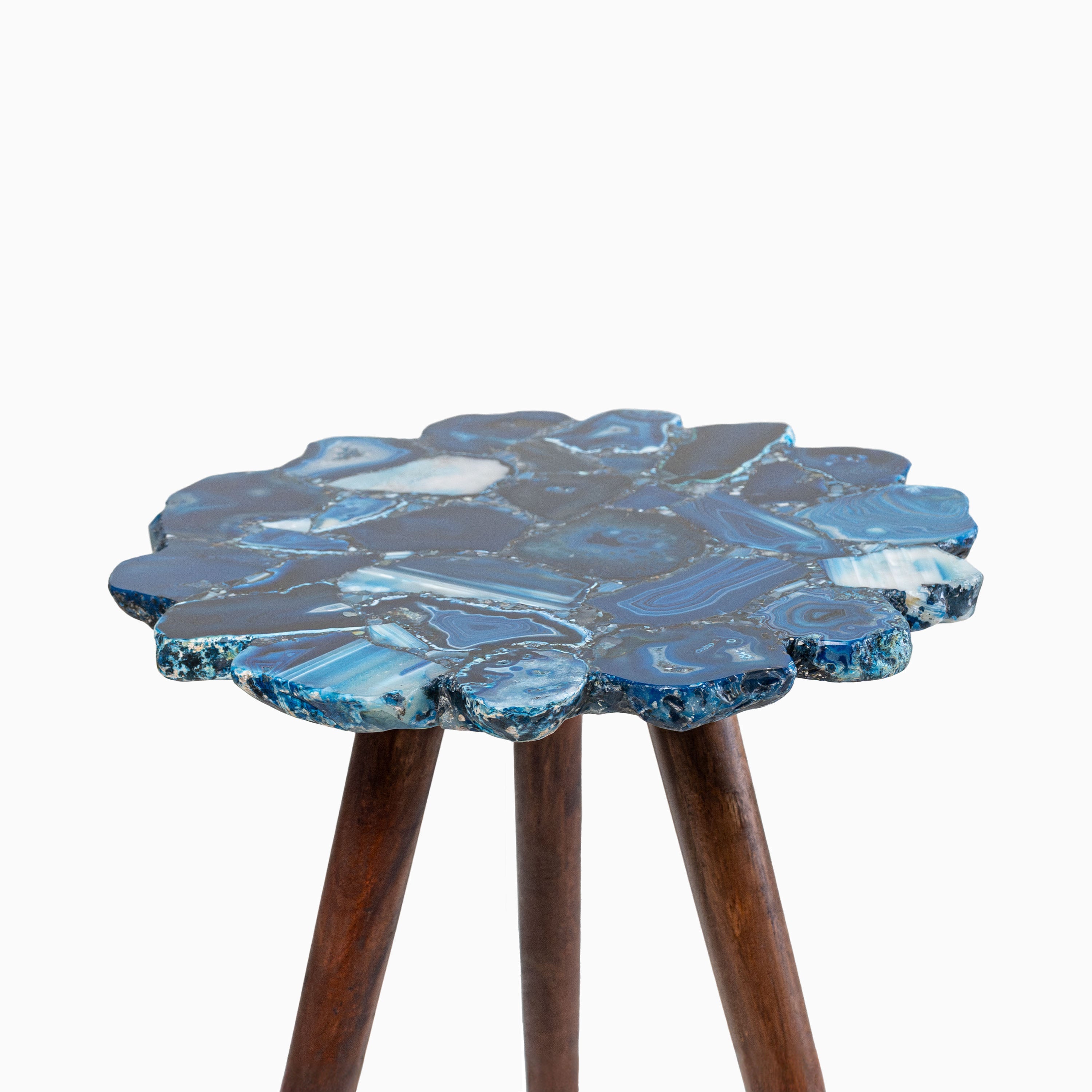 Myra Blue Agate End Table