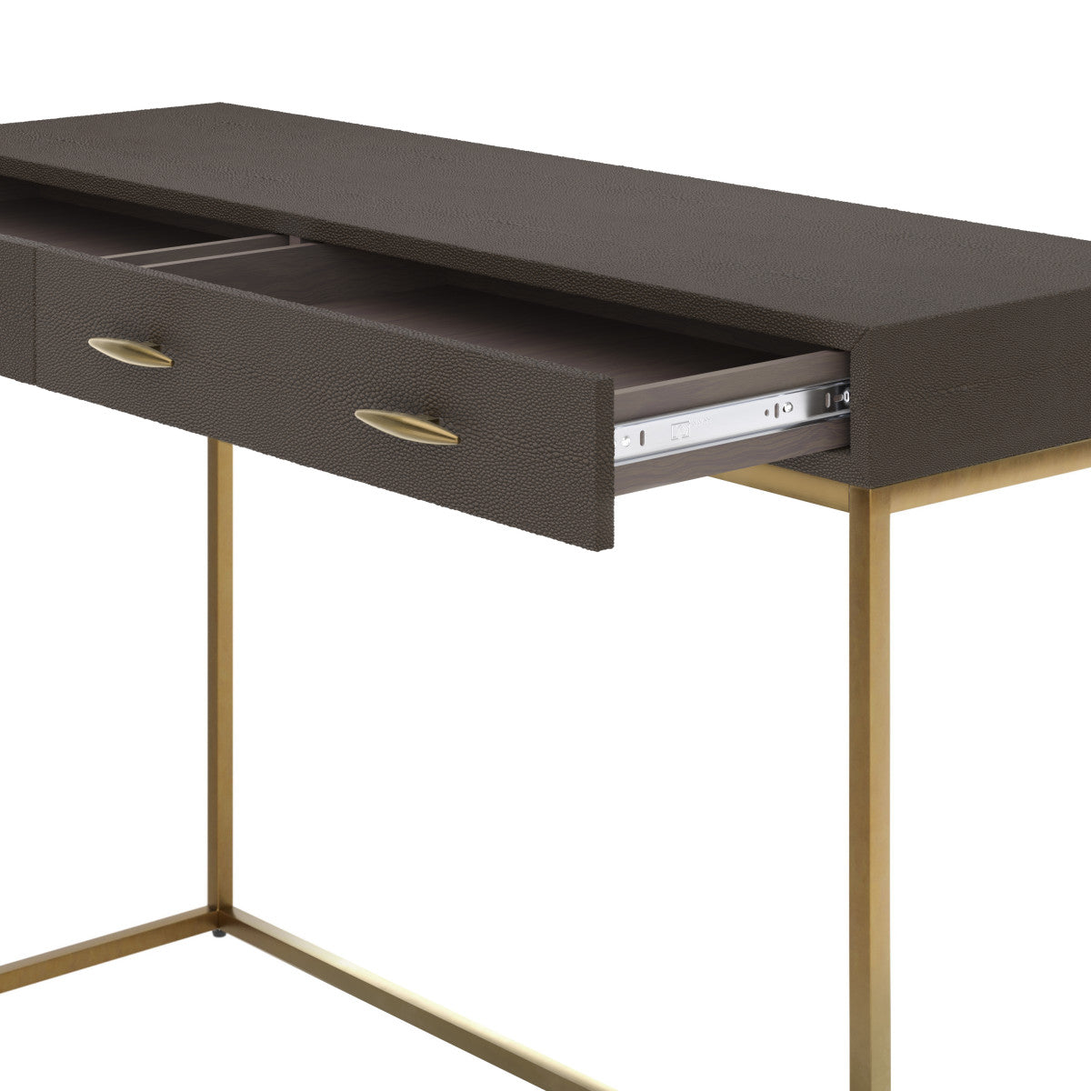 Hampton Console | Brown Shagreen