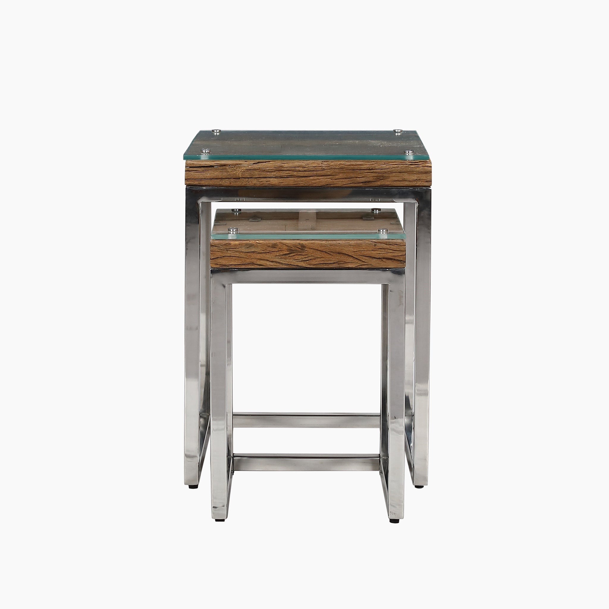 Gerald Reclaimed Wood Nesting End Tables