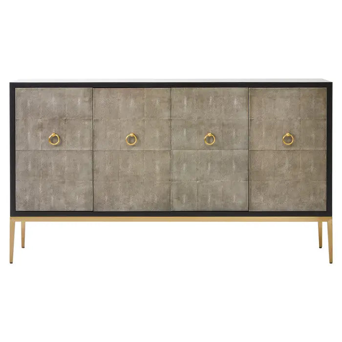 Derutian Grey Shagreen Sideboard