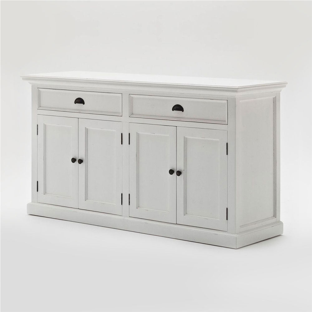 Halifax Coastal White Classic Buffet with 4 Doors and 2 Drawers